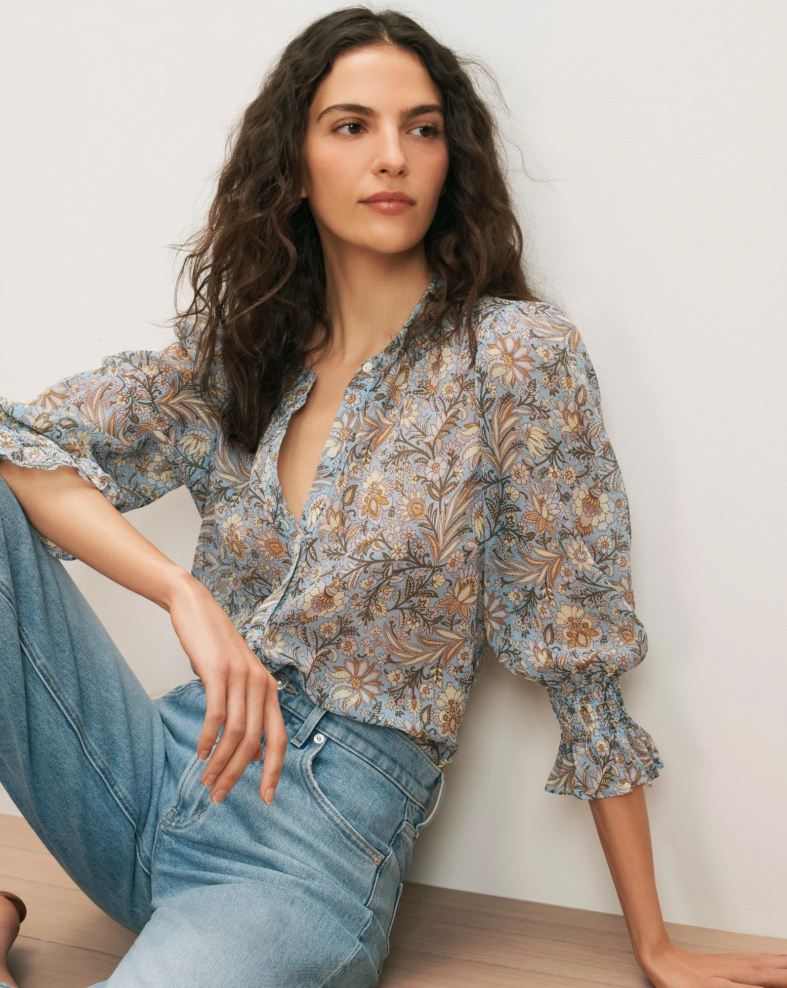 Veronica Beard - Ashlynn Floral Blouse