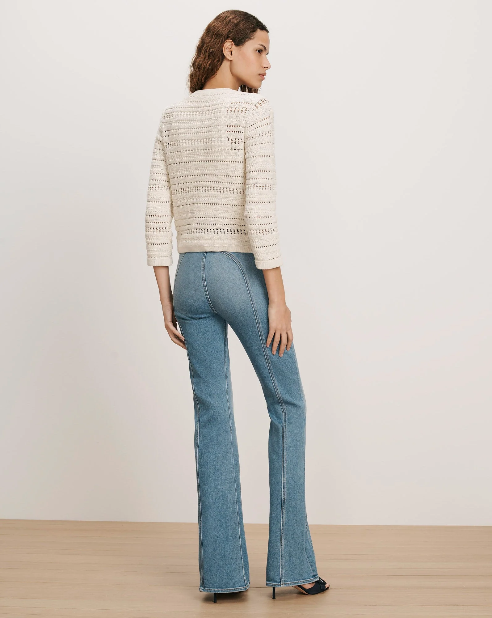 Veronica Beard - Bellingham Pointelle Cardigan - Image 3
