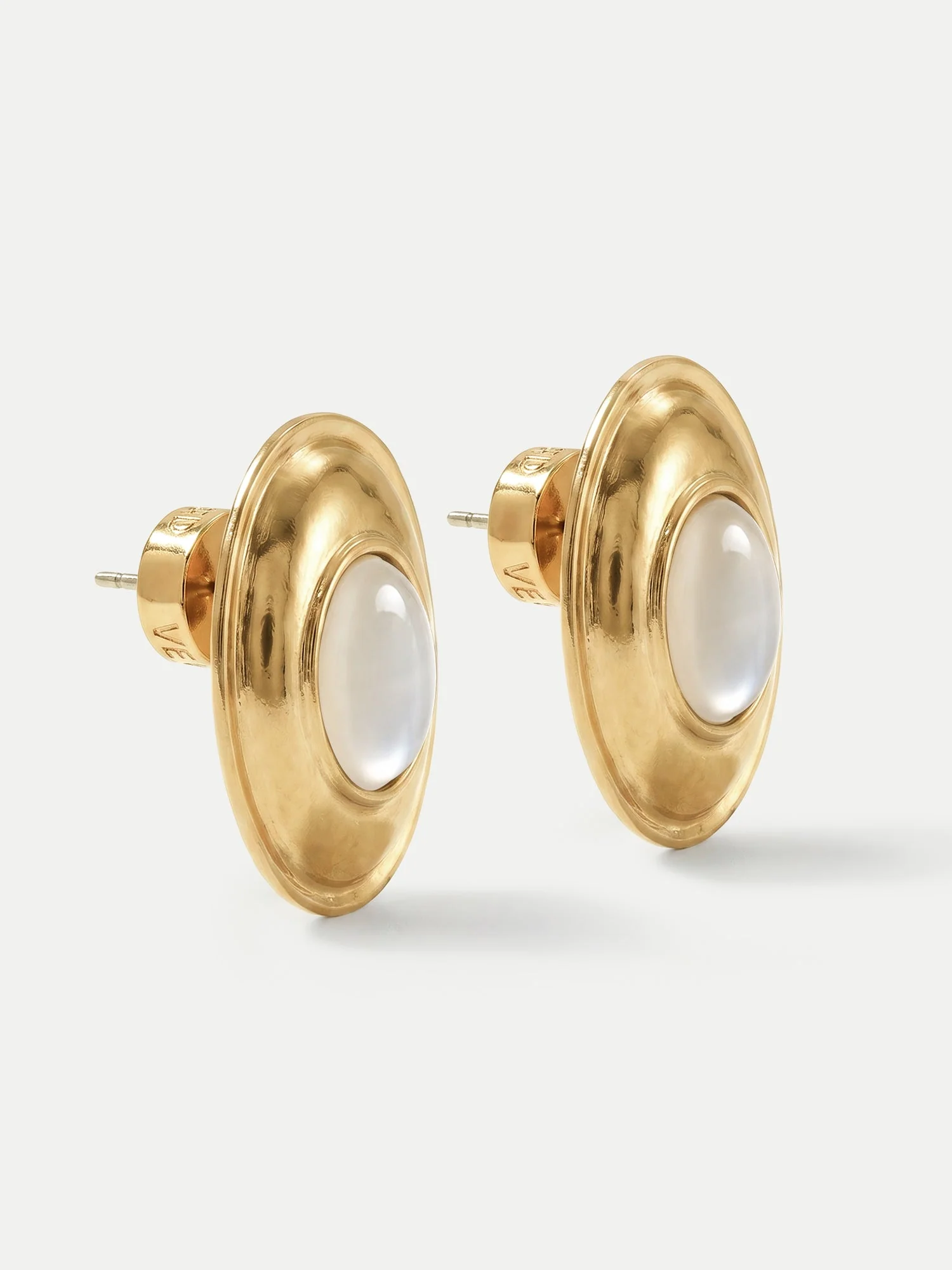Veronica Beard - Cat’s Eye Cabochon Earring - Image 4
