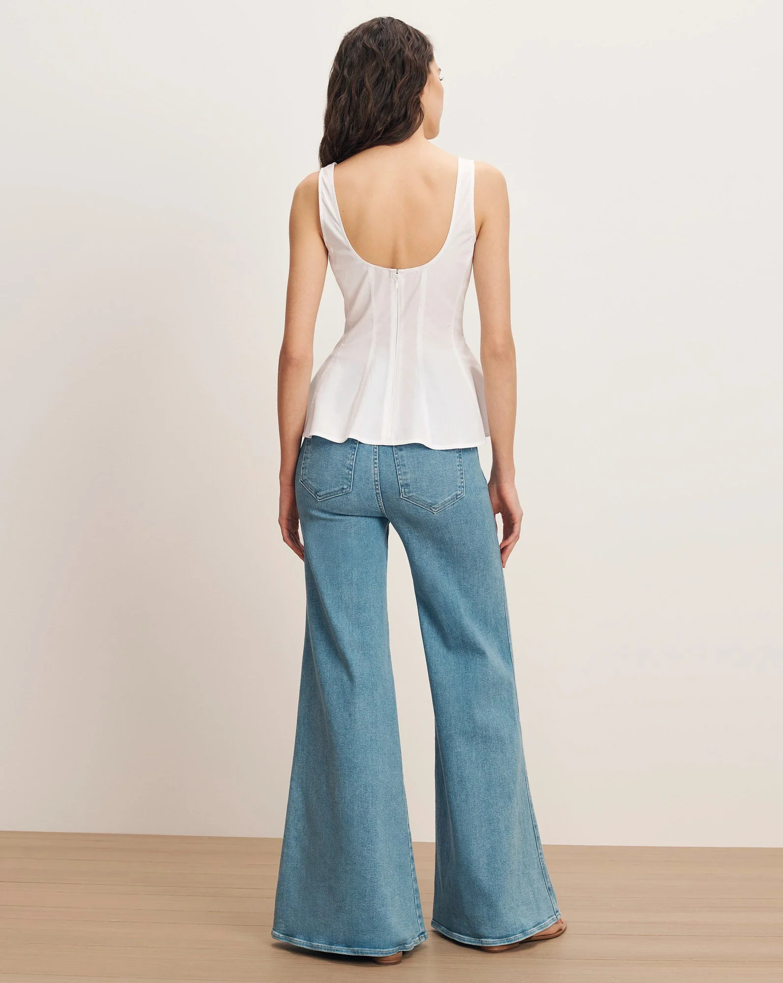 Veronica Beard - Charlie Peplum Tank Top - Image 4