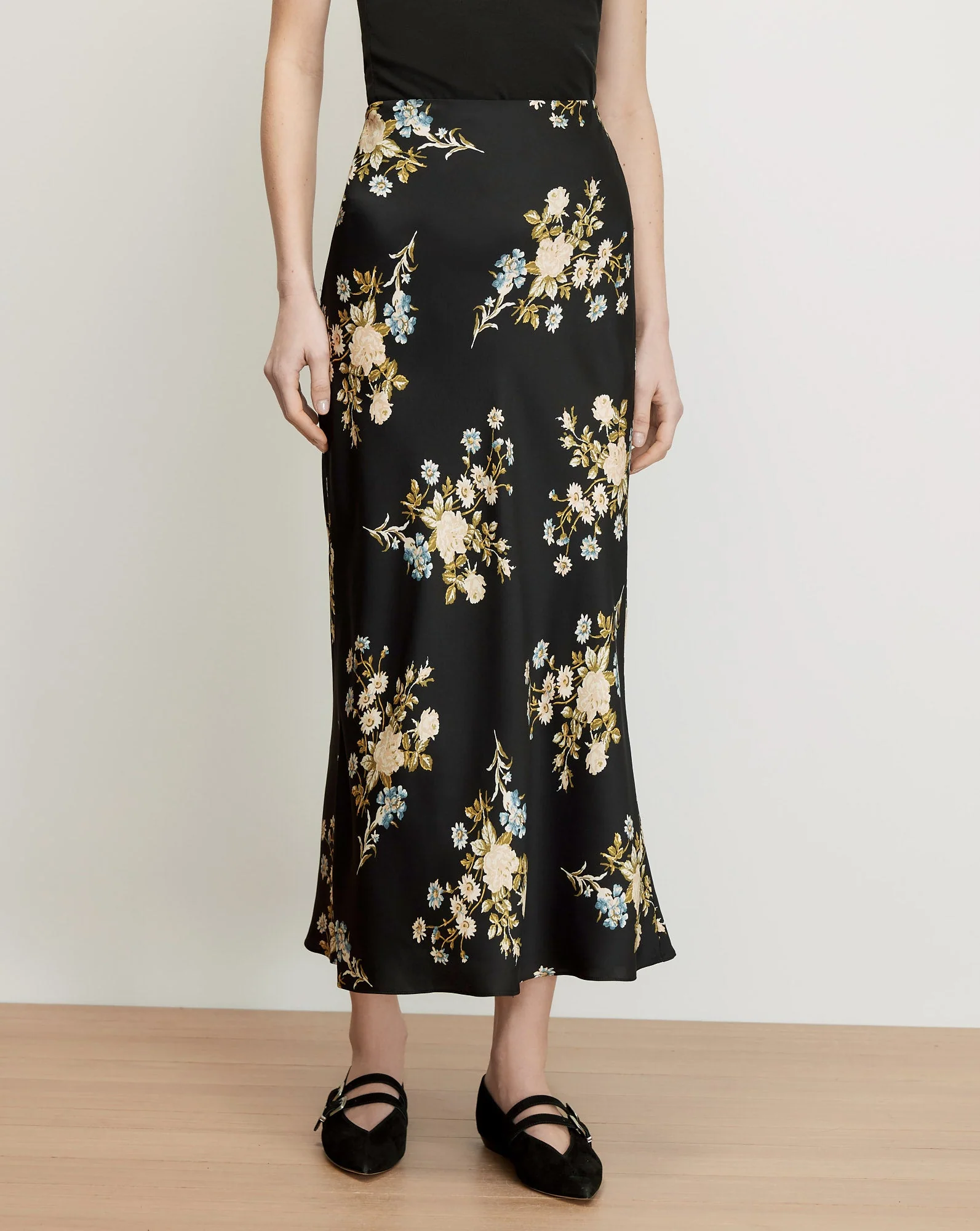 Veronica Beard - Clover Floral Midi Skirt - Image 2