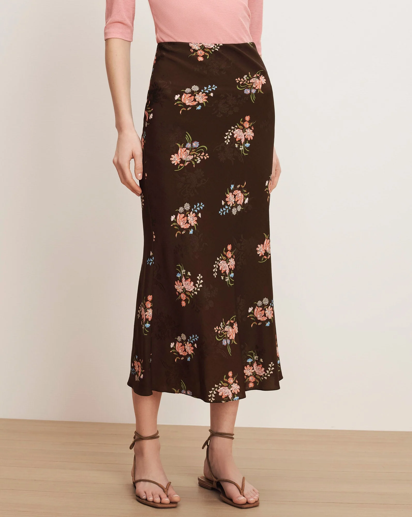 Veronica Beard - Clover Floral Midi Skirt - Image 2