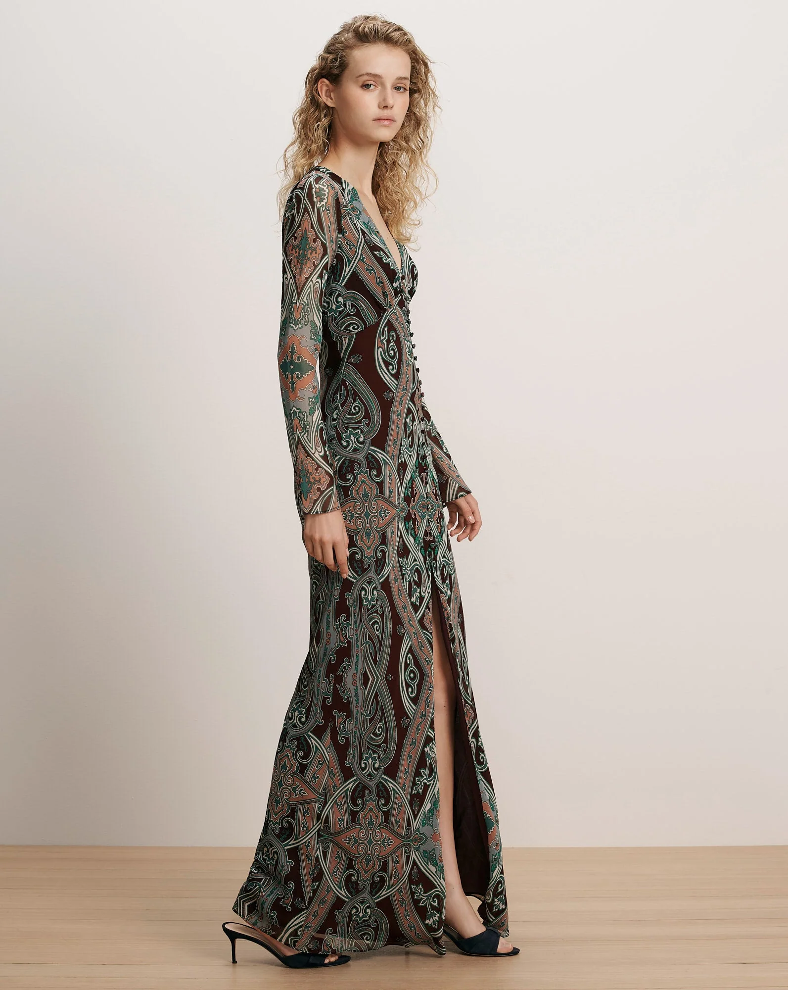 Veronica Beard - Daciana Silk Maxi Dress - Image 2