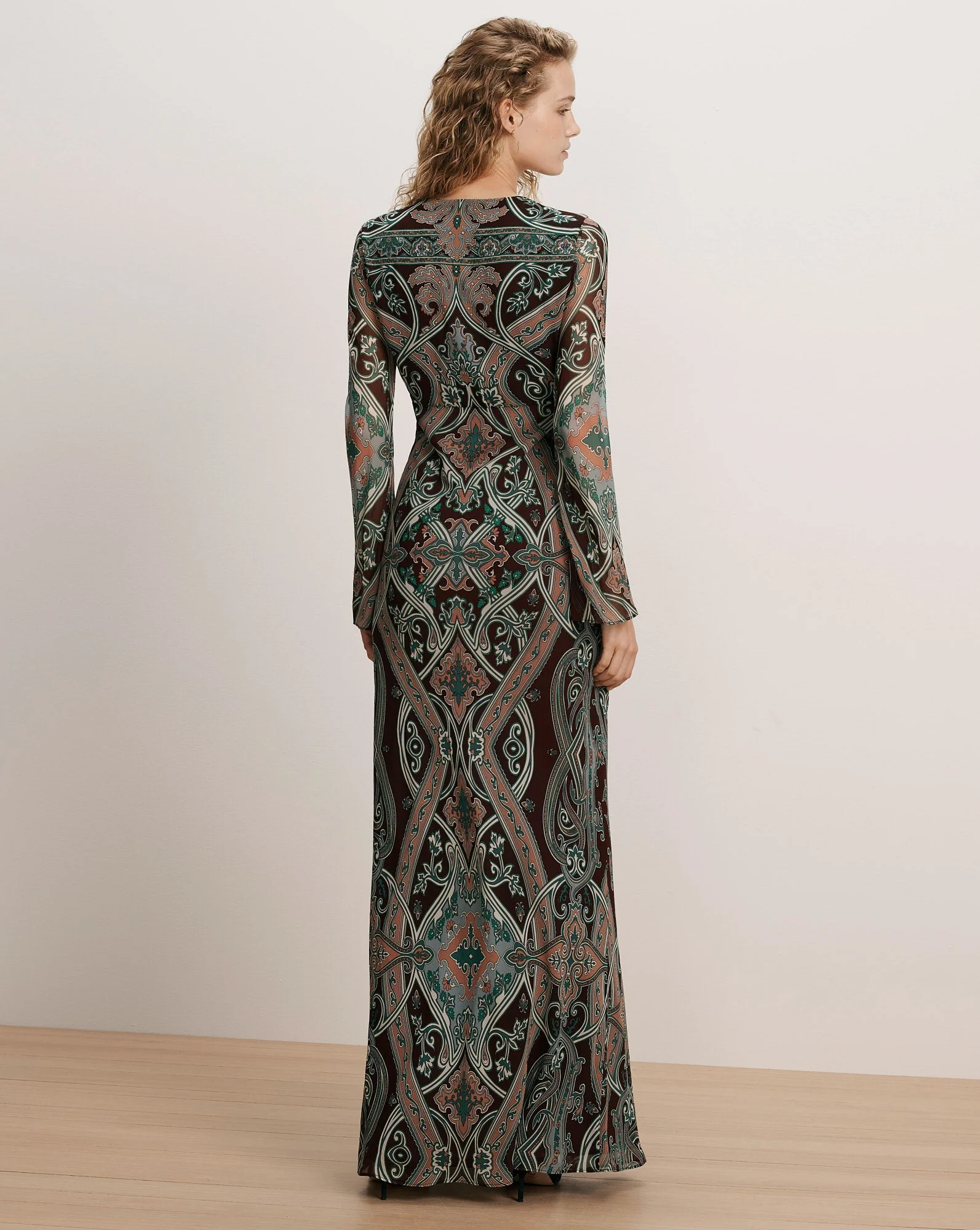 Veronica Beard - Daciana Silk Maxi Dress - Image 3
