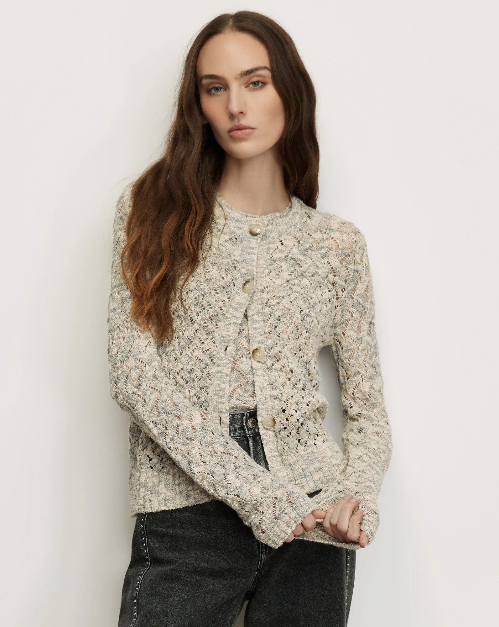 Veronica Beard - Drummond Pointelle Cardigan