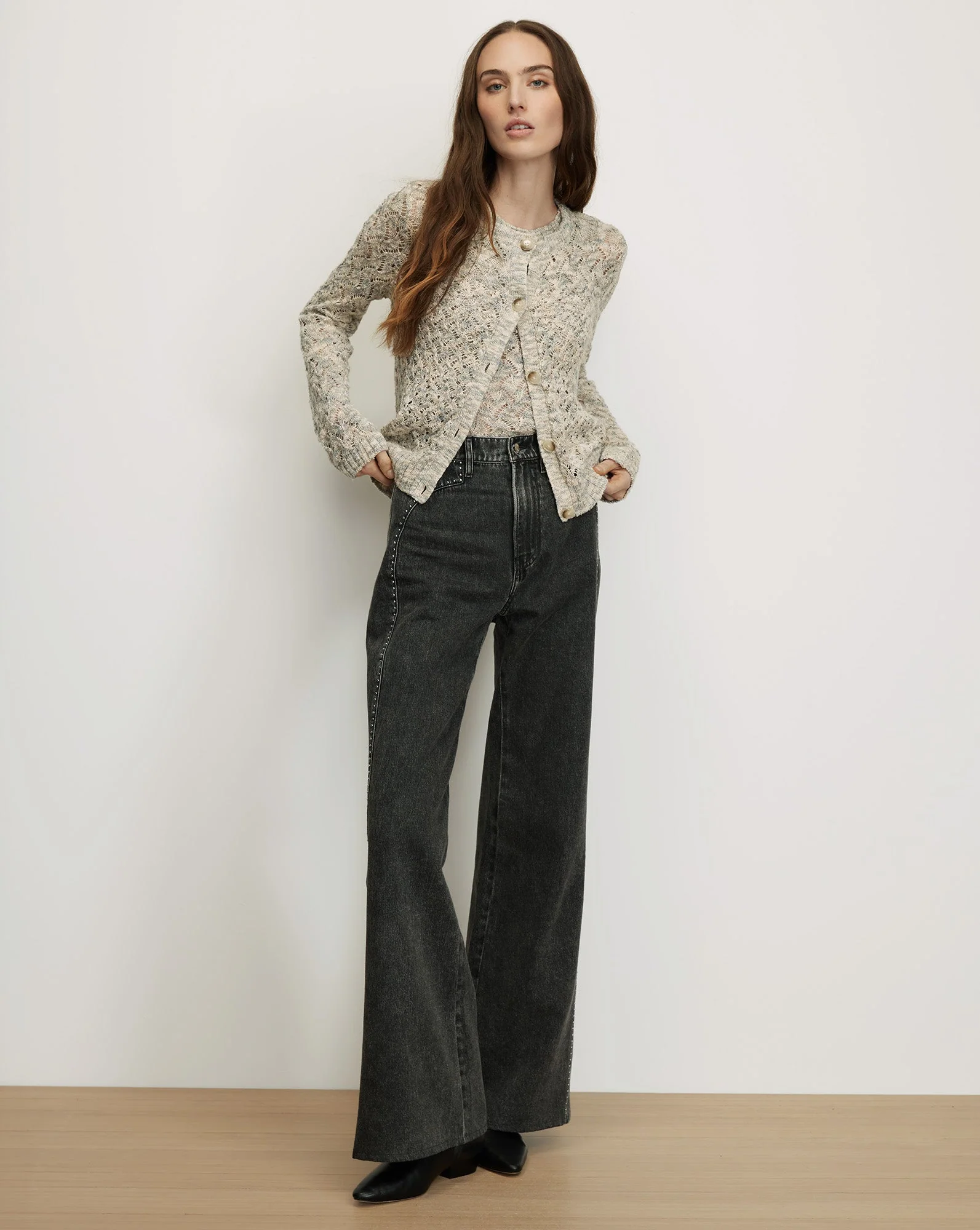 Veronica Beard - Drummond Pointelle Cardigan - Image 2