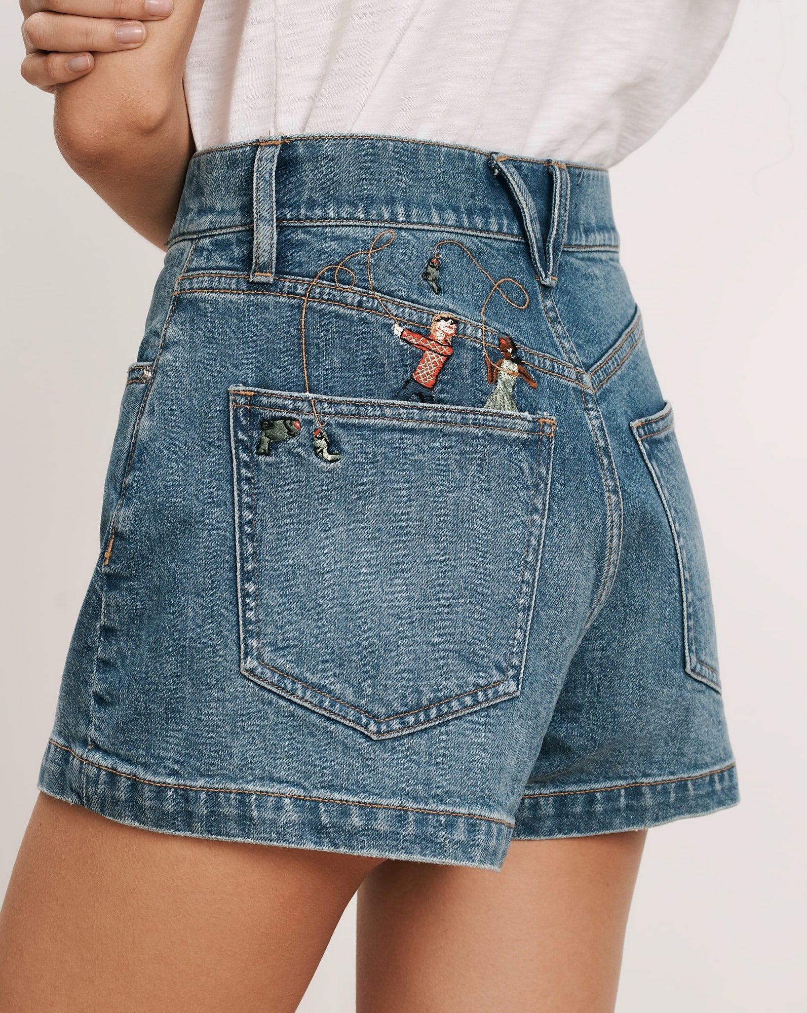 Veronica Beard - Elijah Denim Short - Image 7
