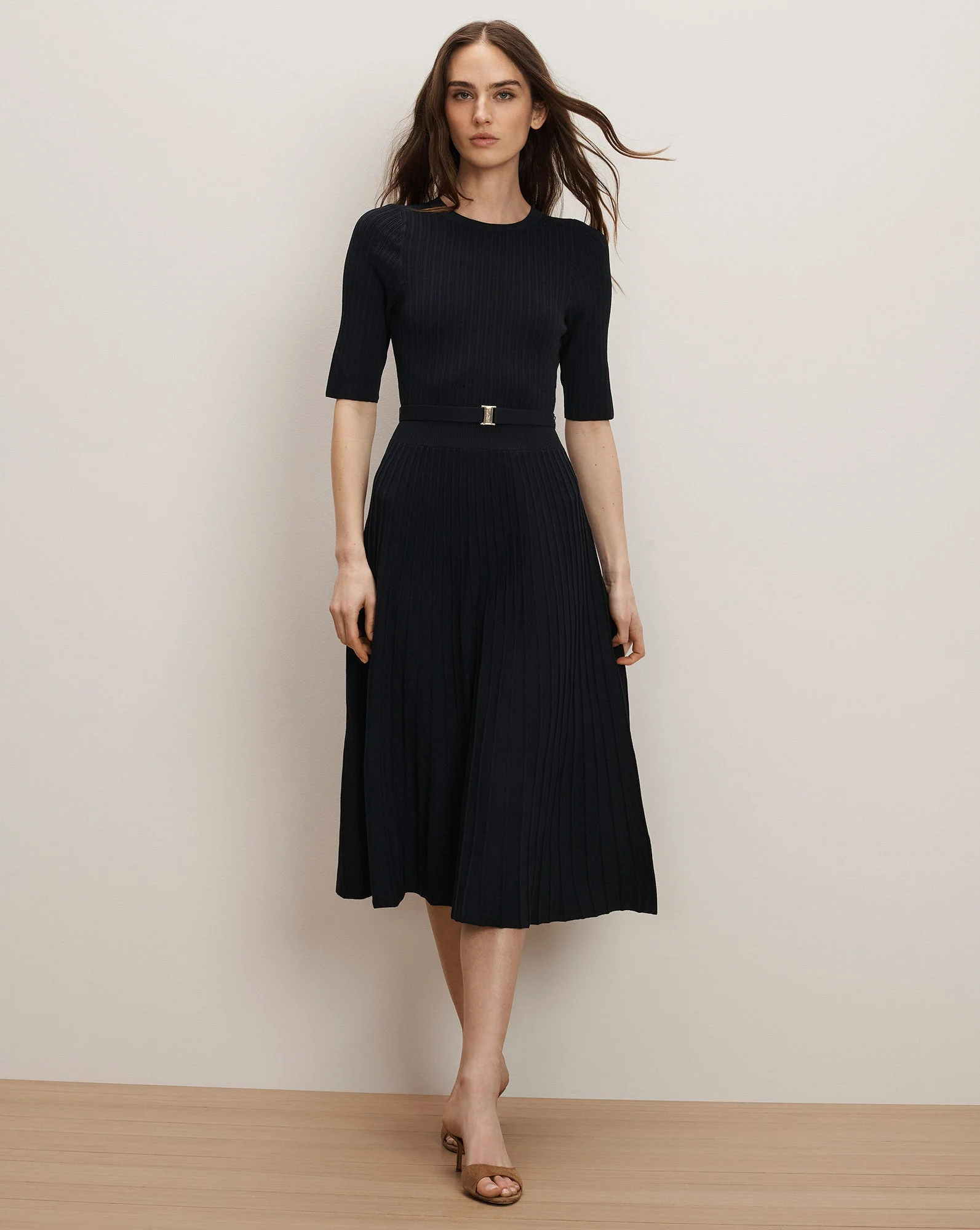 Veronica Beard - Elthea Belted Midi Dress