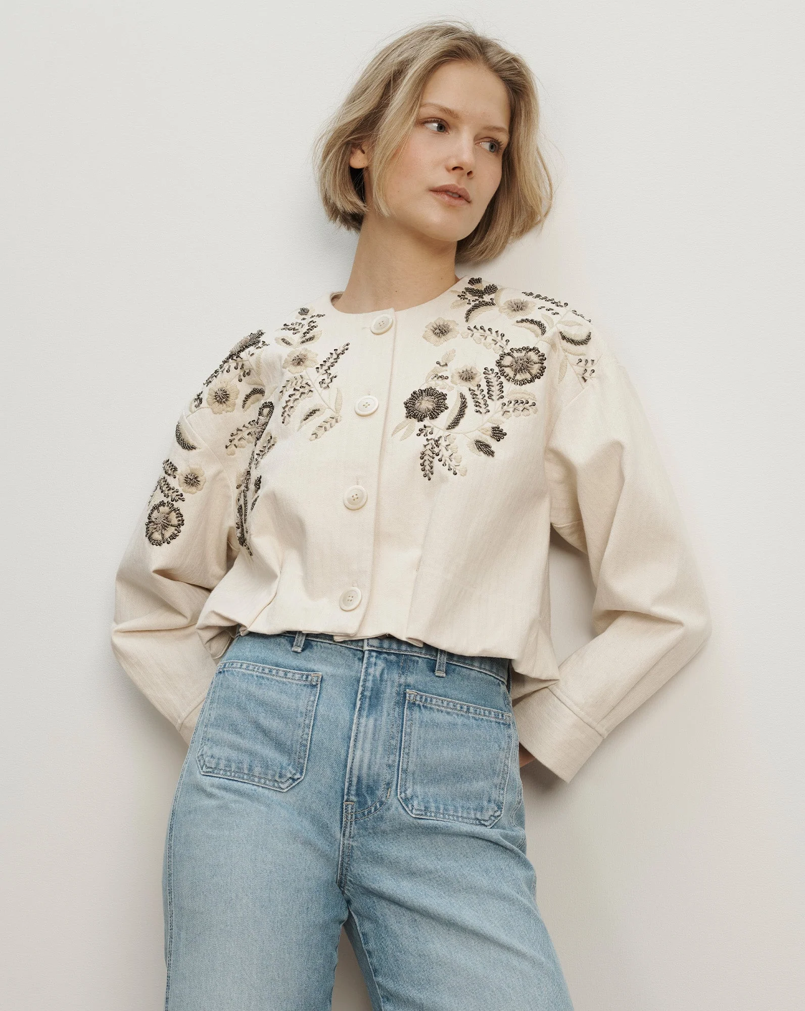 Veronica Beard - Emeren Embroidered Jacket