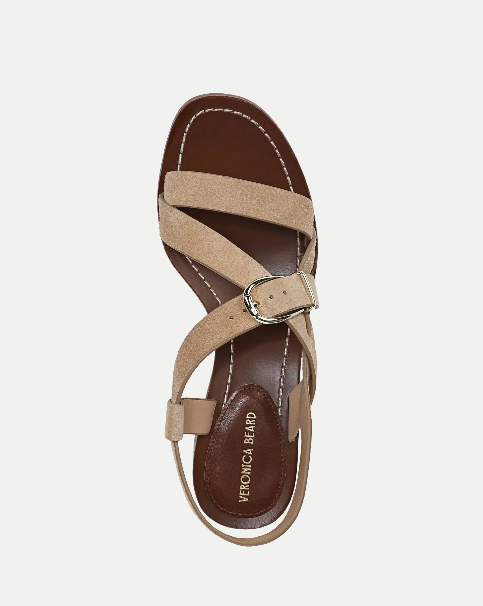 Veronica Beard - Etta Suede Mid - Heel Sandal - Image 4