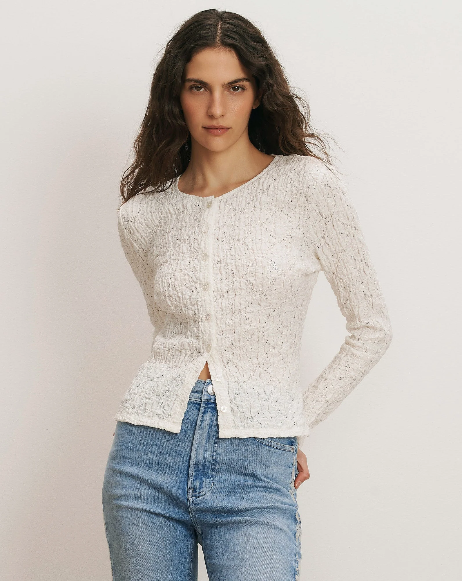 Veronica Beard - Gillingham Stretch - Lace Cardigan