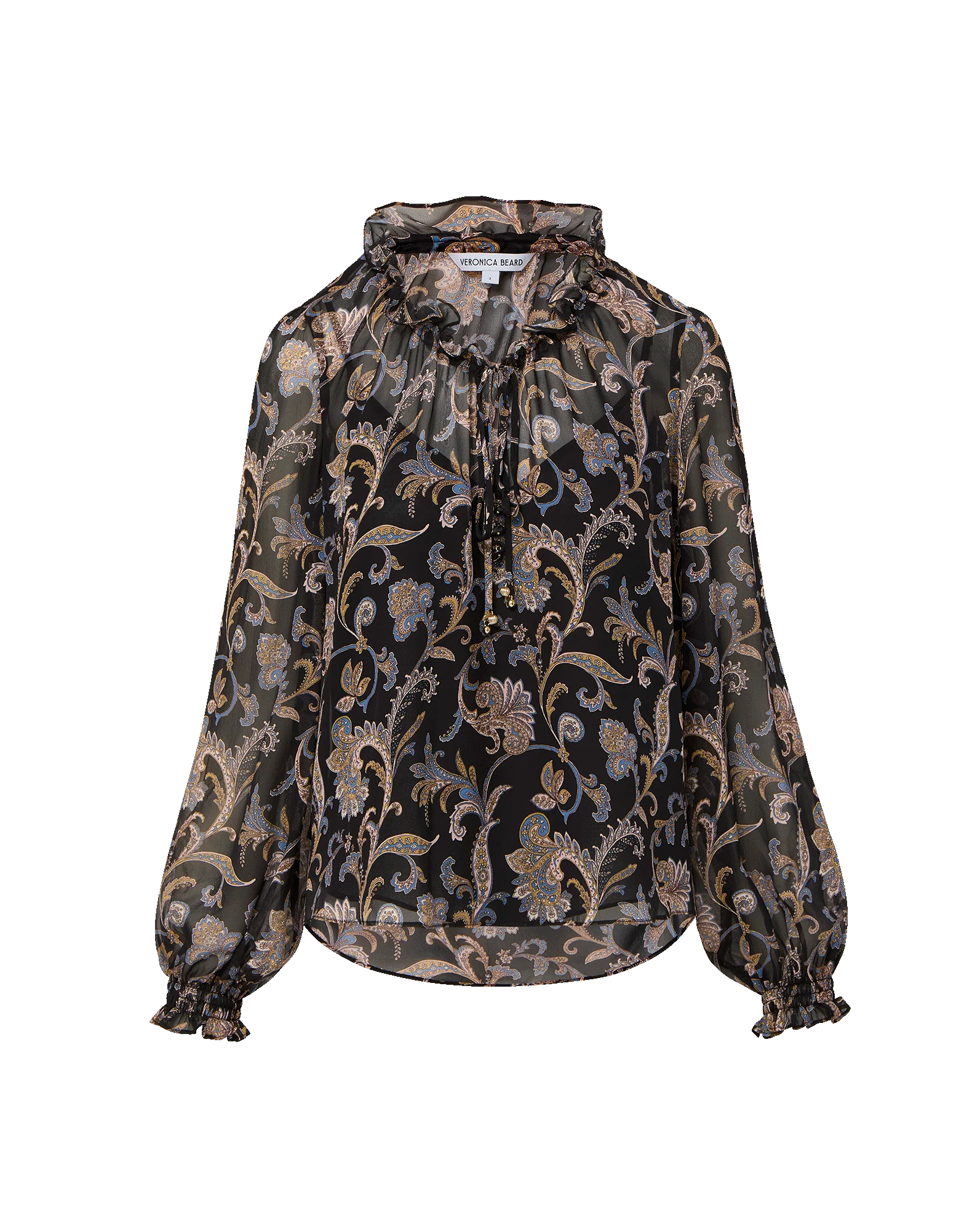 Veronica Beard - Hickory Paisley Blouse - Image 5