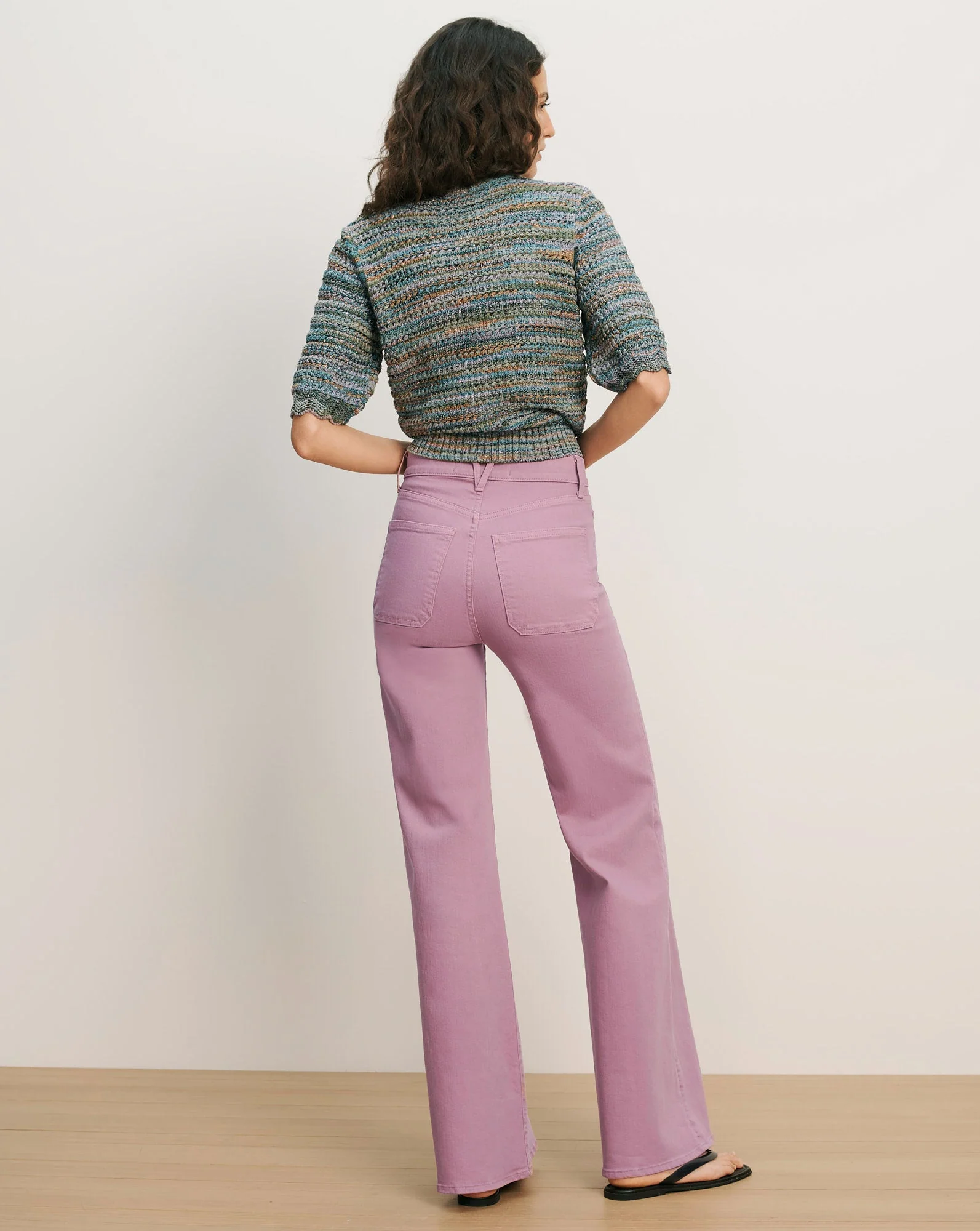 Veronica Beard - Joplin Patch - Pocket Flare Jean - Image 5
