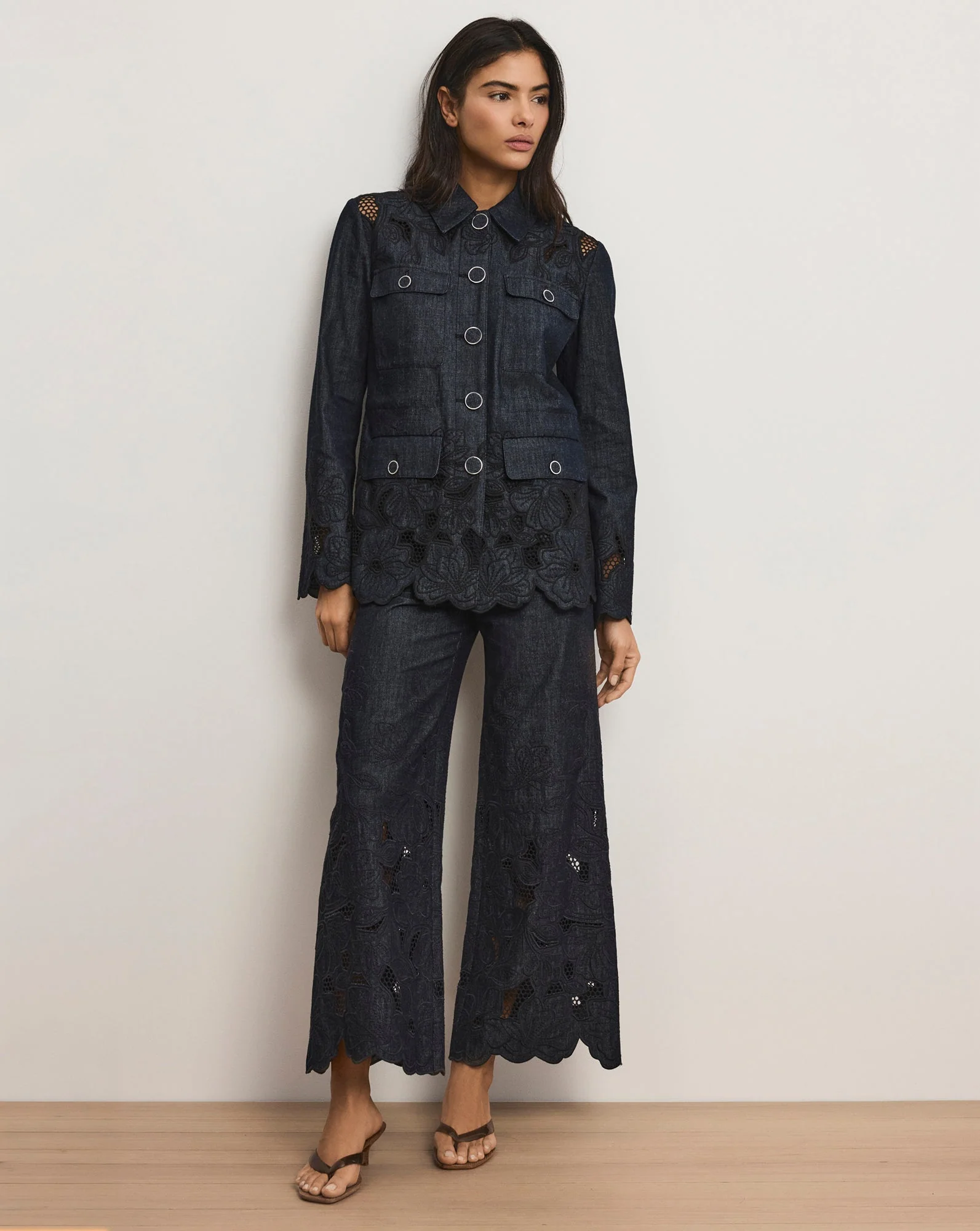 Veronica Beard - Kiki Eyelet Jacket - Image 5