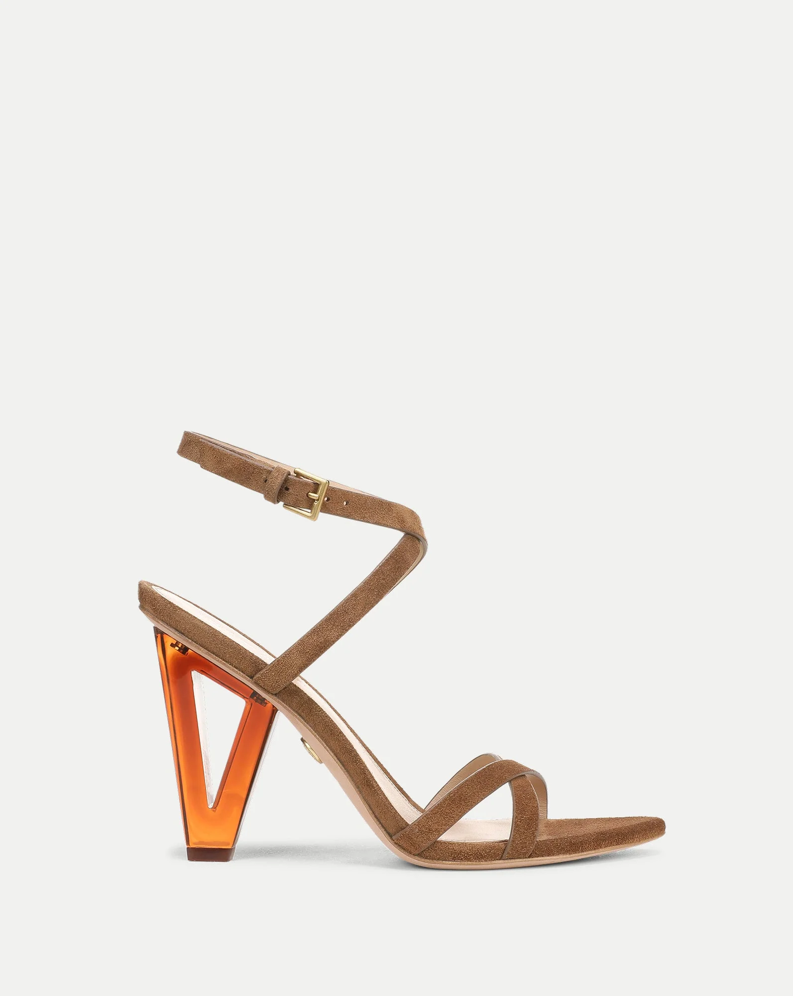 Veronica Beard - Lanaya Suede Ankle - Wrap Sandal