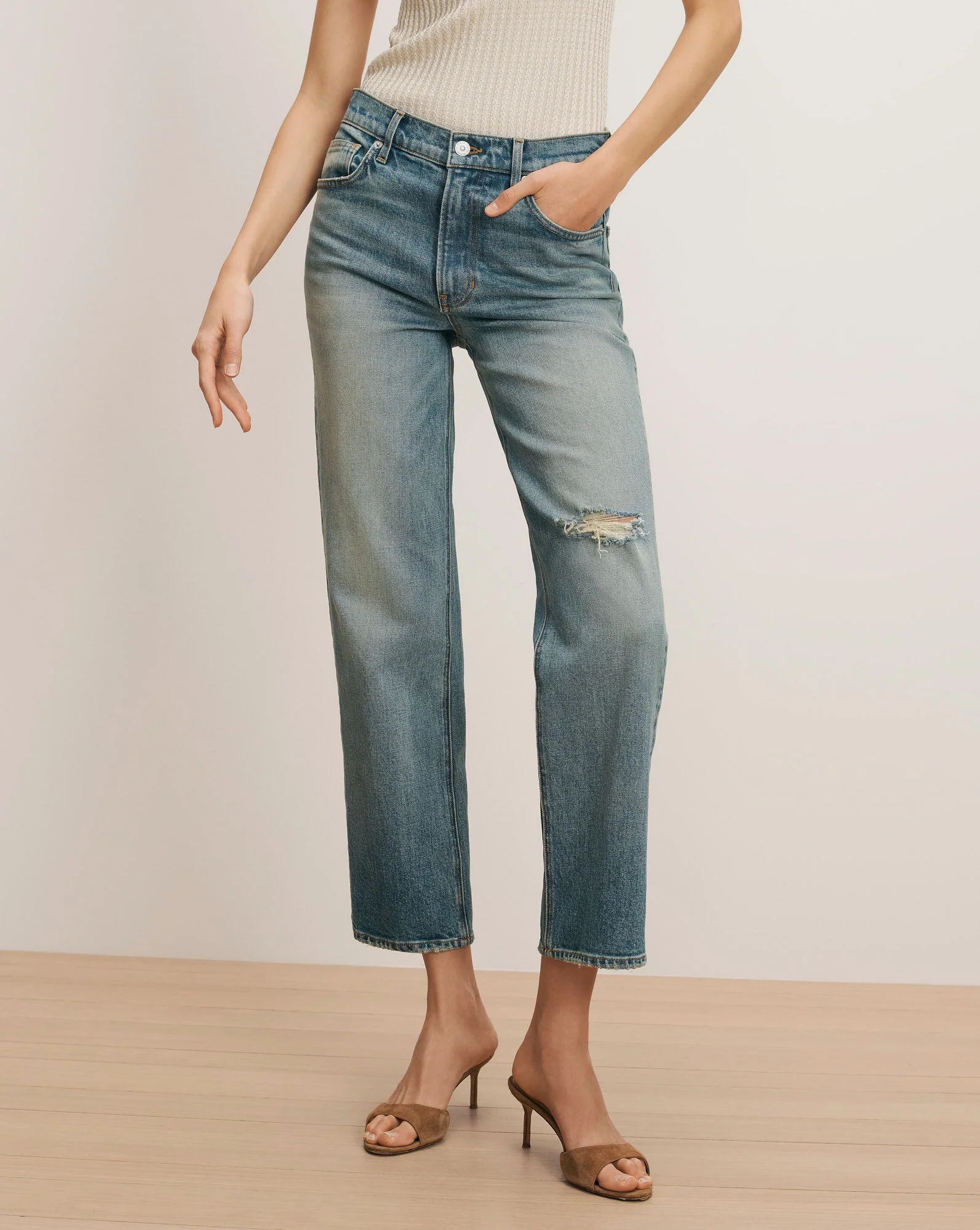 Veronica Beard - Leah Straight - Leg Jean - Image 2