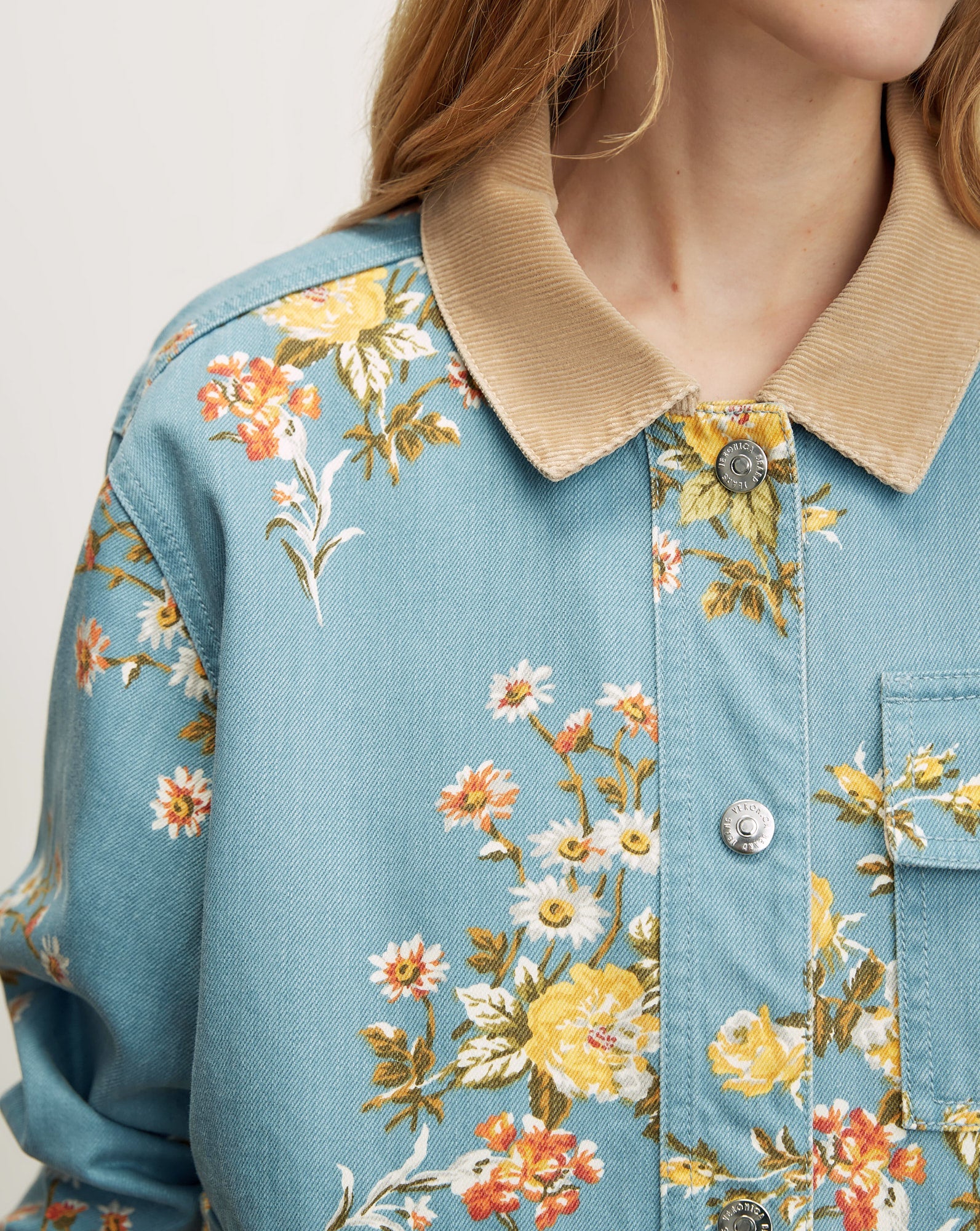 Veronica Beard - Leighton Floral Denim Jacket - Image 6
