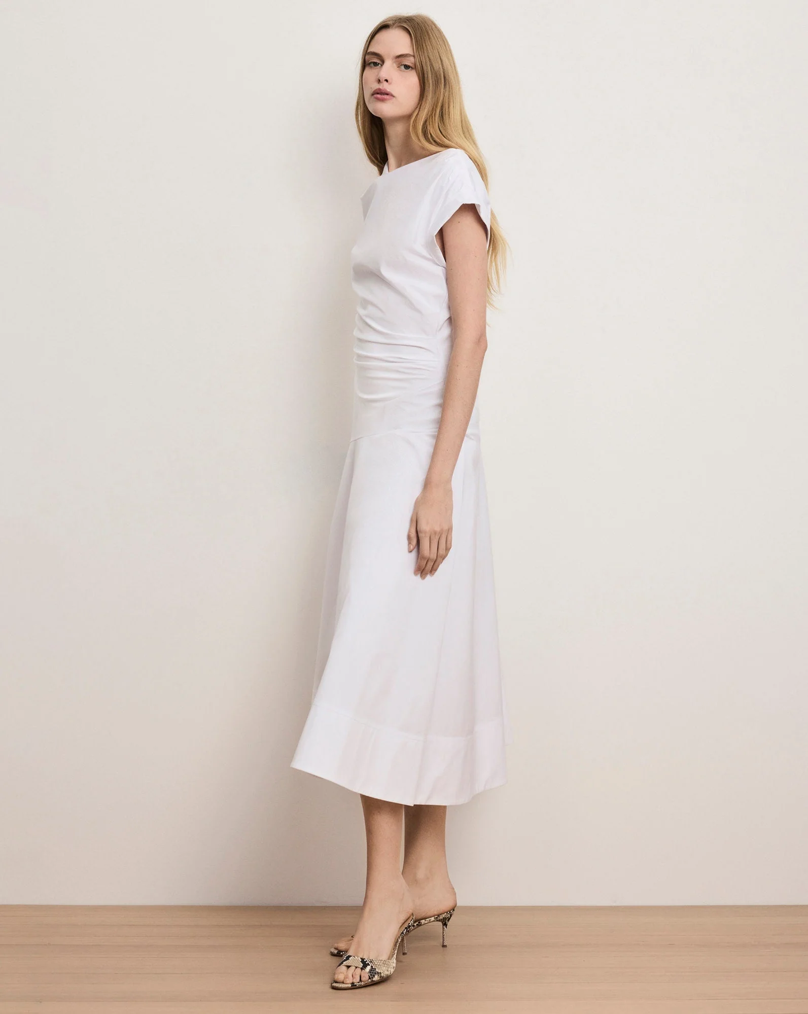 Veronica Beard - Lisette Cotton Poplin Midi Dress - Image 2