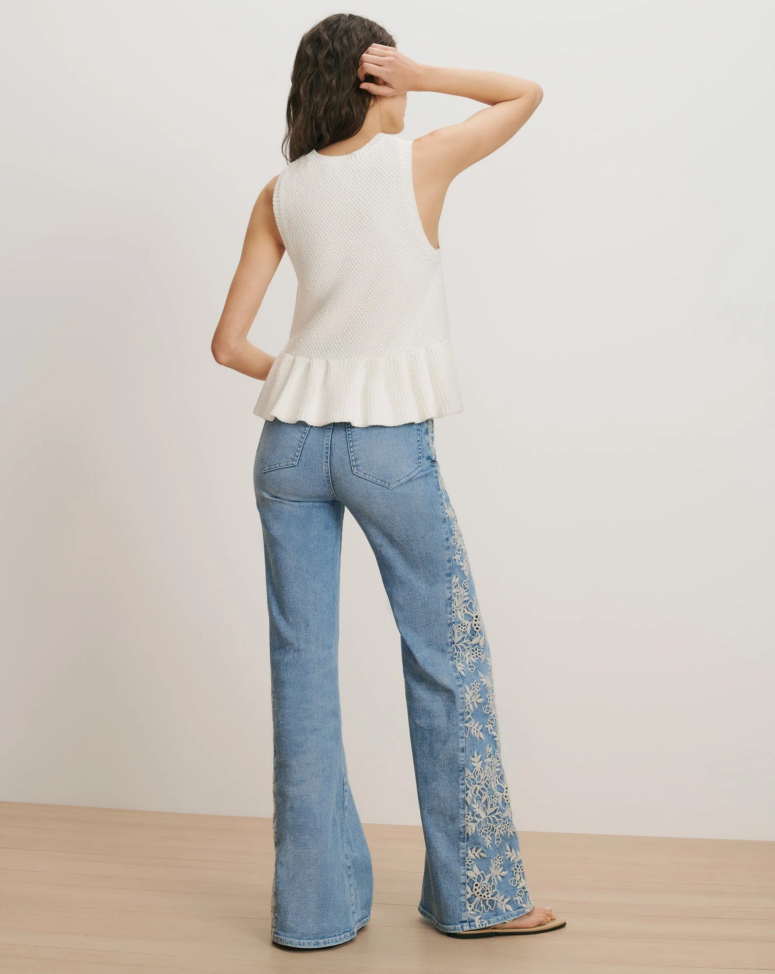 Veronica Beard - Nemyah Peplum Tank Top - Image 4