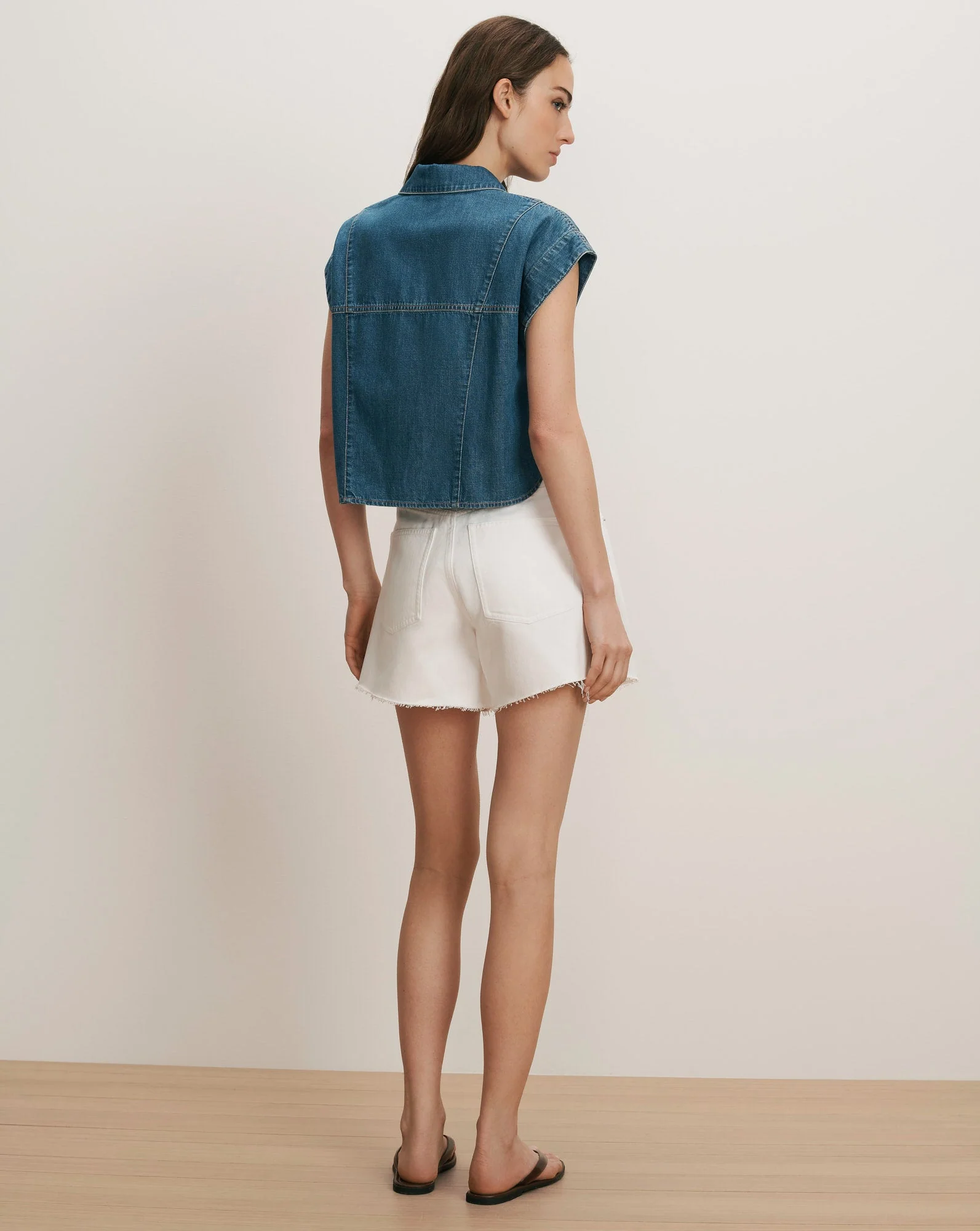 Veronica Beard - Nestor Chambray Button - Down Shirt - Image 4