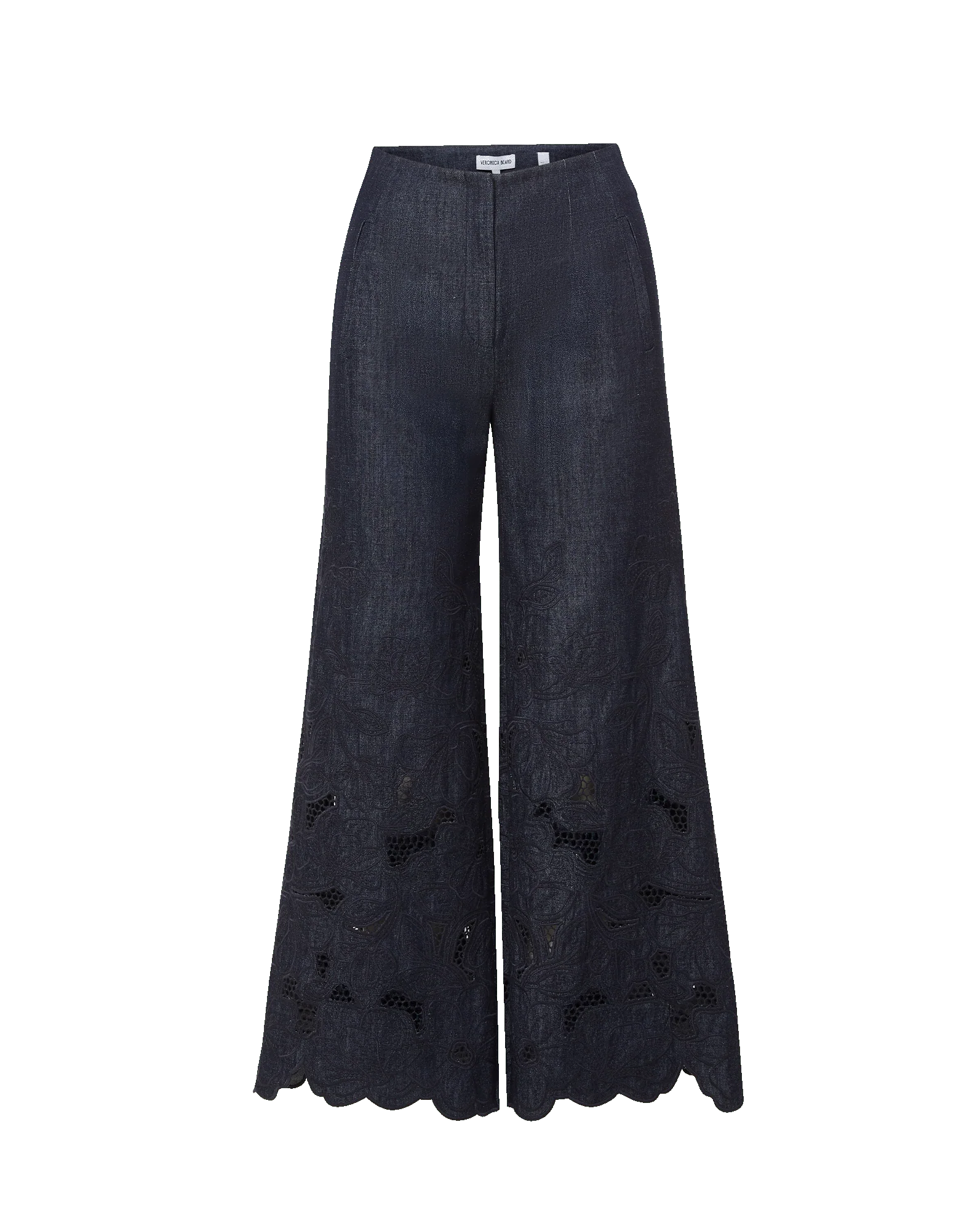 Veronica Beard - Osborne Wide - Leg Eyelet Pant - Image 9