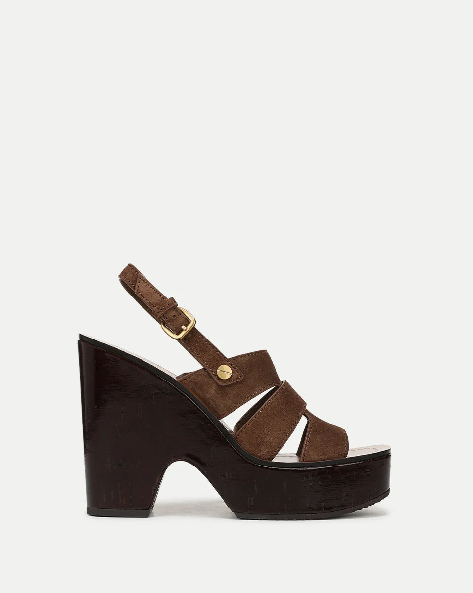 Veronica Beard - Peony Suede Platform Sandal
