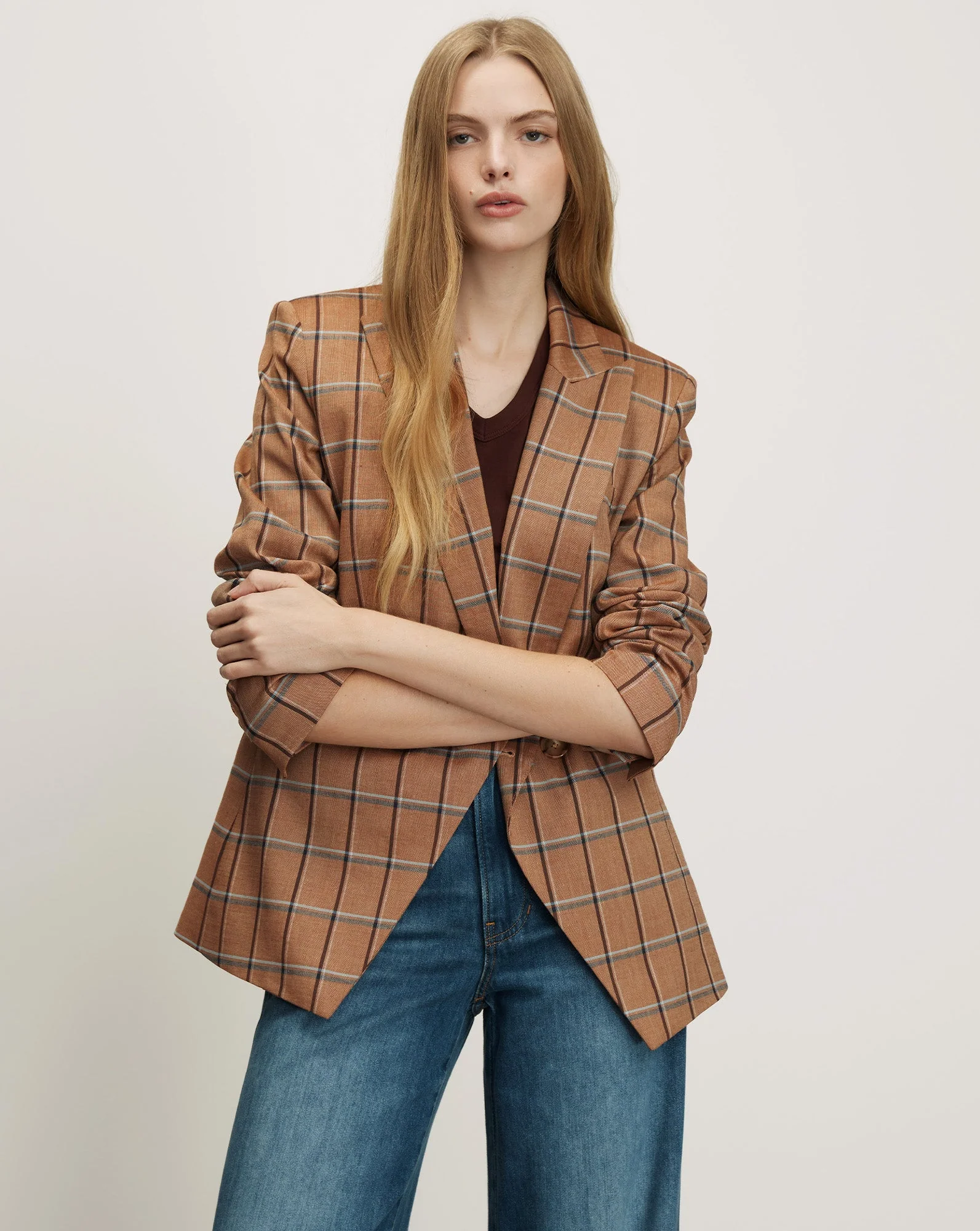Veronica Beard - Rickie Plaid Dickey Jacket