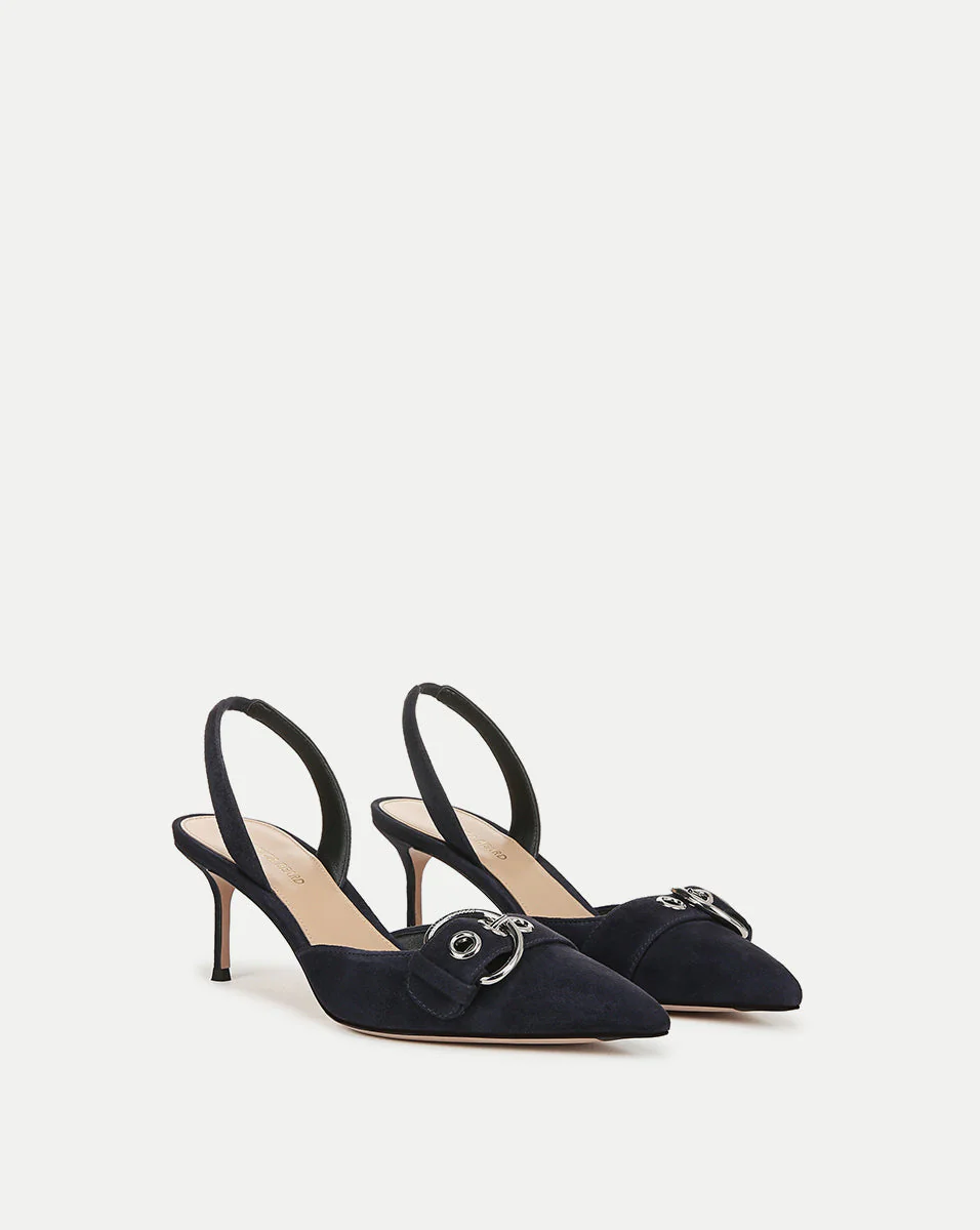 Veronica Beard - Roxy Suede Slingback Pump - Image 3