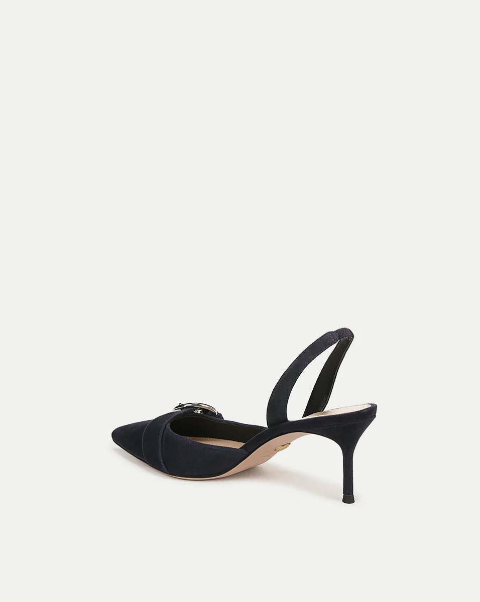 Veronica Beard - Roxy Suede Slingback Pump - Image 5