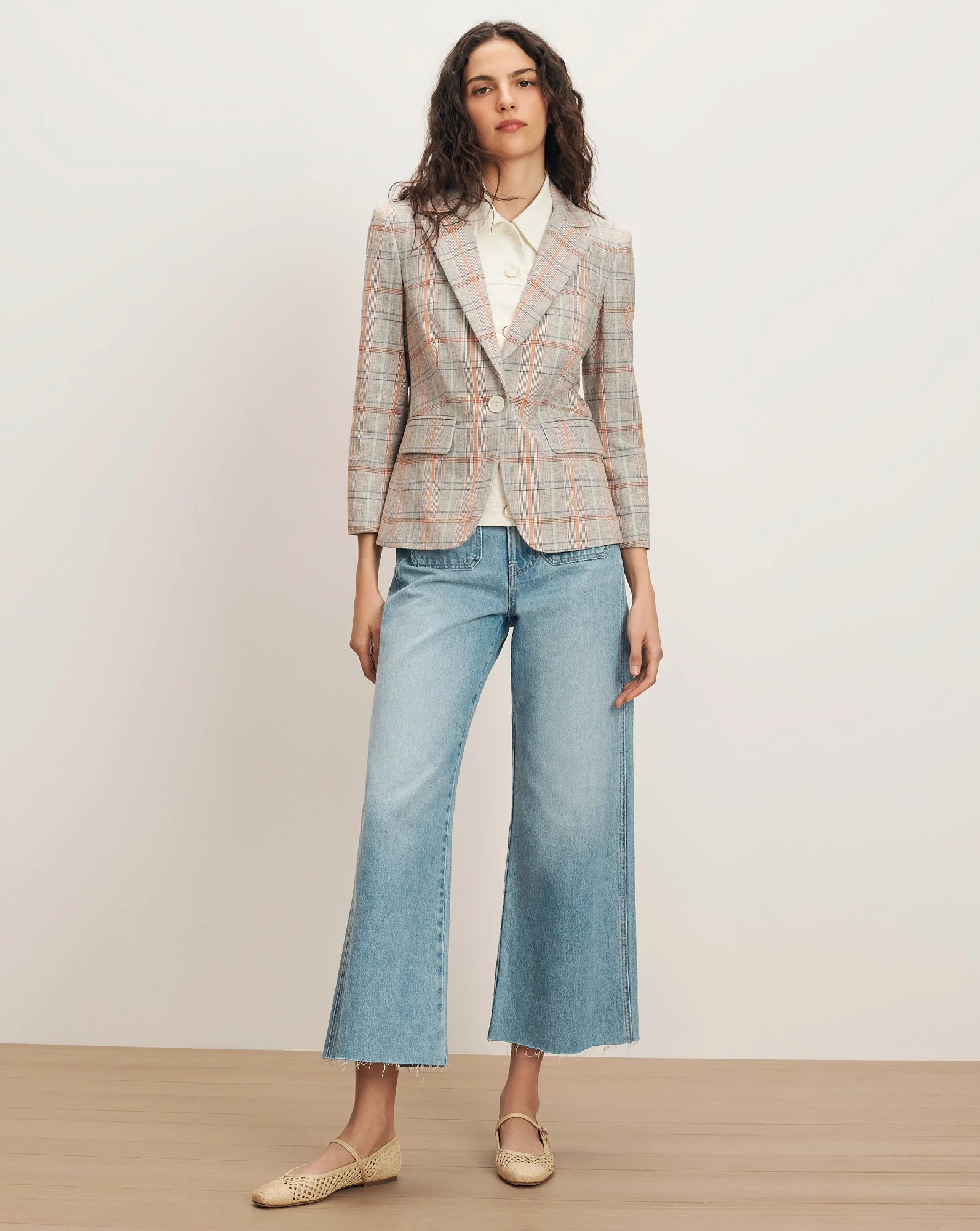 Veronica Beard - Schoolboy Plaid Dickey Jacket - Image 3
