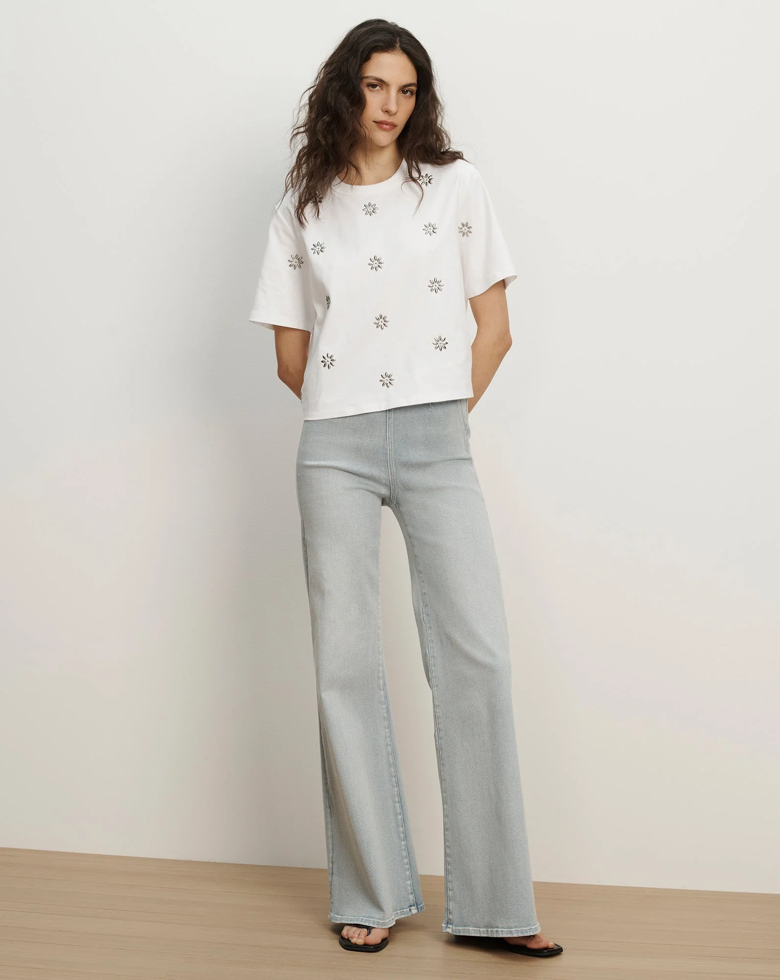 Veronica Beard - Sebastian Embellished T - Shirt - Image 2