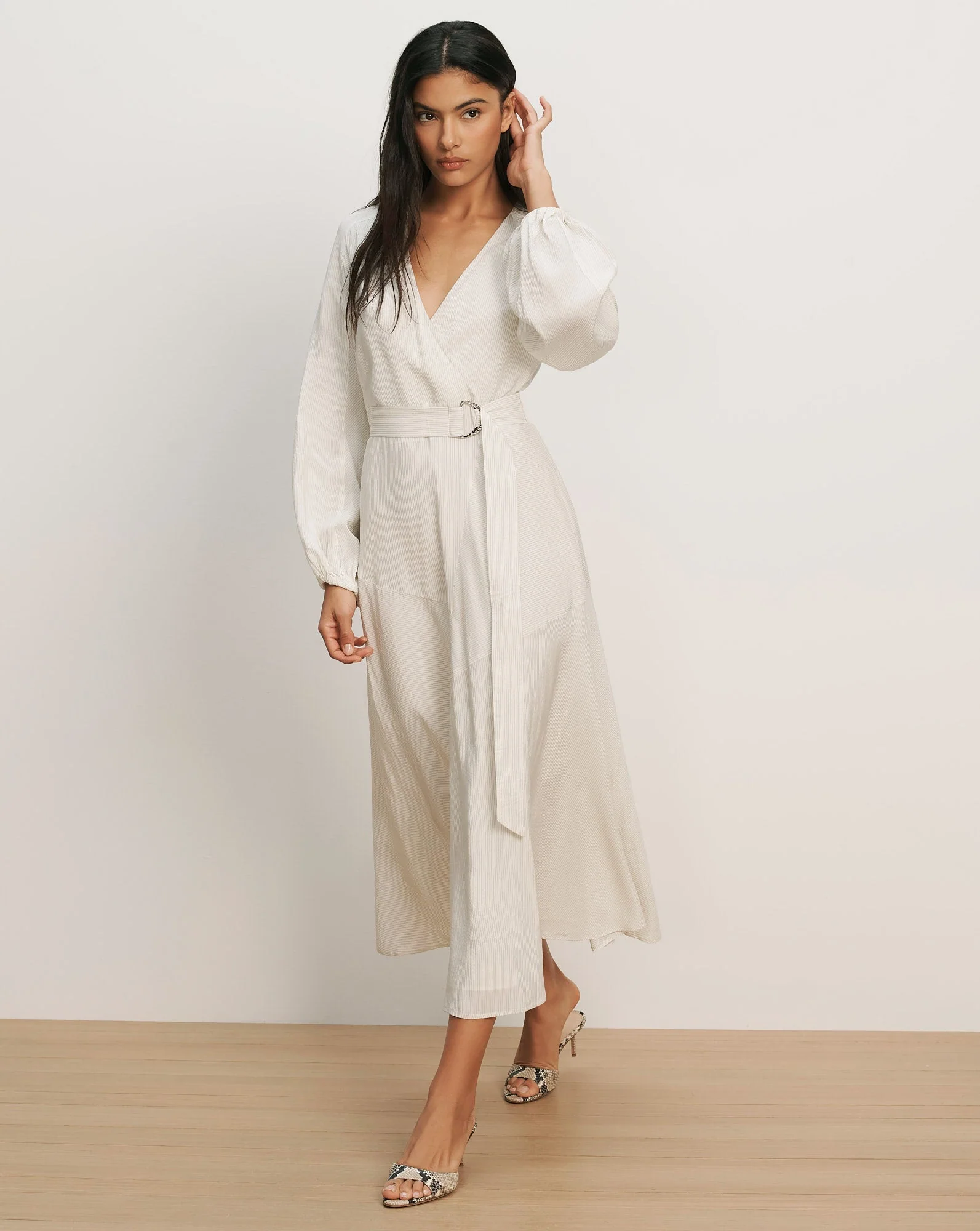 Veronica Beard - Seneca Bishop - Sleeve Midi Dress