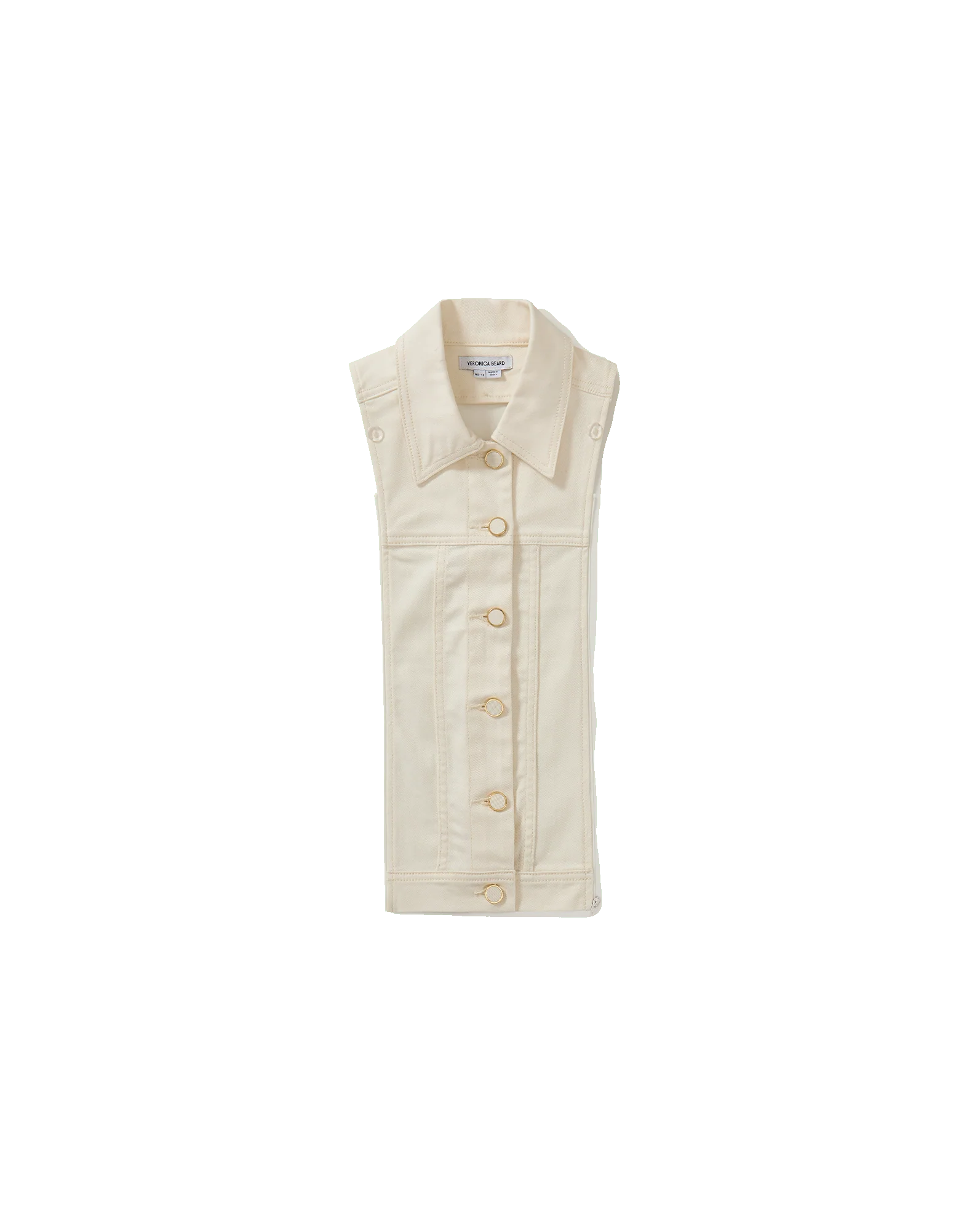 Veronica Beard - Slate Cotton Twill Dickey - Image 5