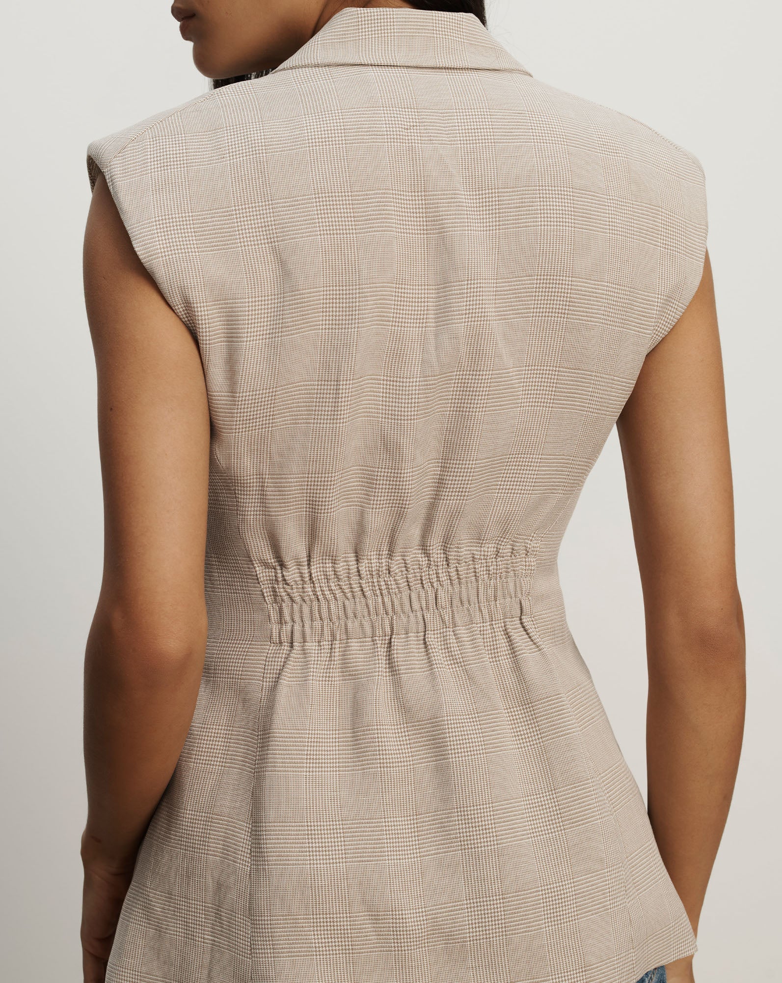 Veronica Beard - Sorenne Plaid Vest - Image 6