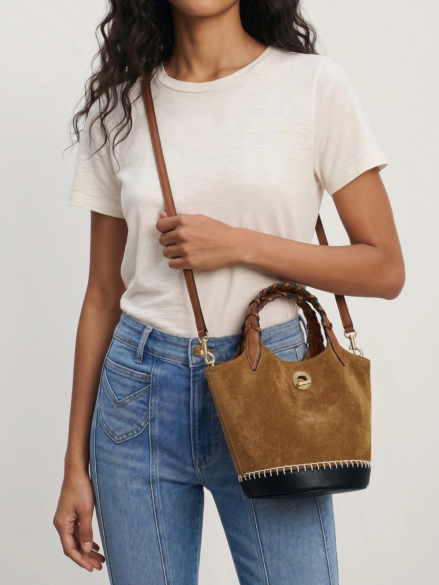 Veronica Beard - Suede Anchor Bag - Image 5