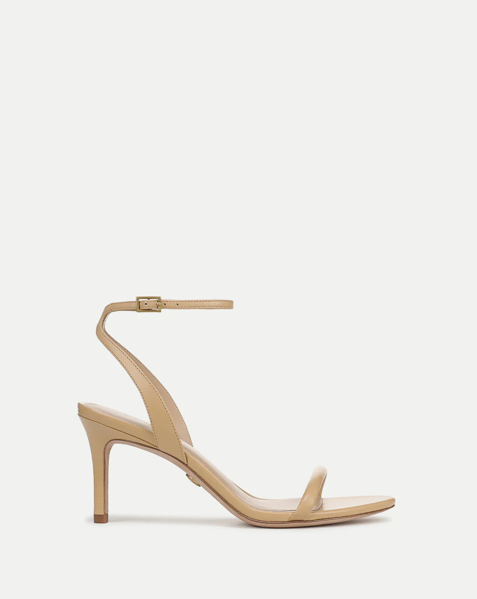 Veronica Beard - Sylvie Leather Ankle - Strap Stiletto Sandal