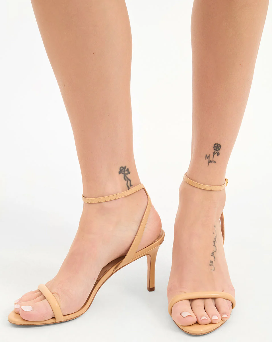 Veronica Beard - Sylvie Leather Ankle - Strap Stiletto Sandal - Image 2