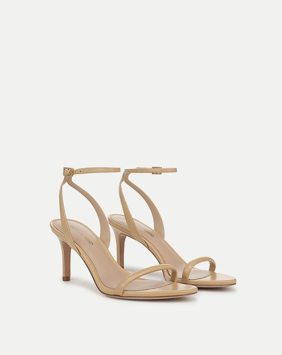 Veronica Beard - Sylvie Leather Ankle - Strap Stiletto Sandal - Image 3