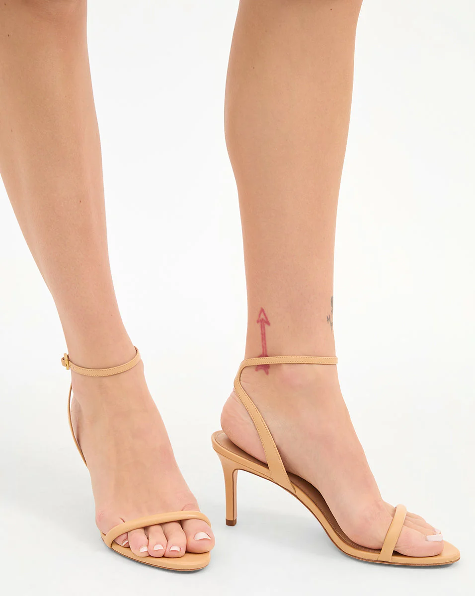 Veronica Beard - Sylvie Leather Ankle - Strap Stiletto Sandal - Image 6