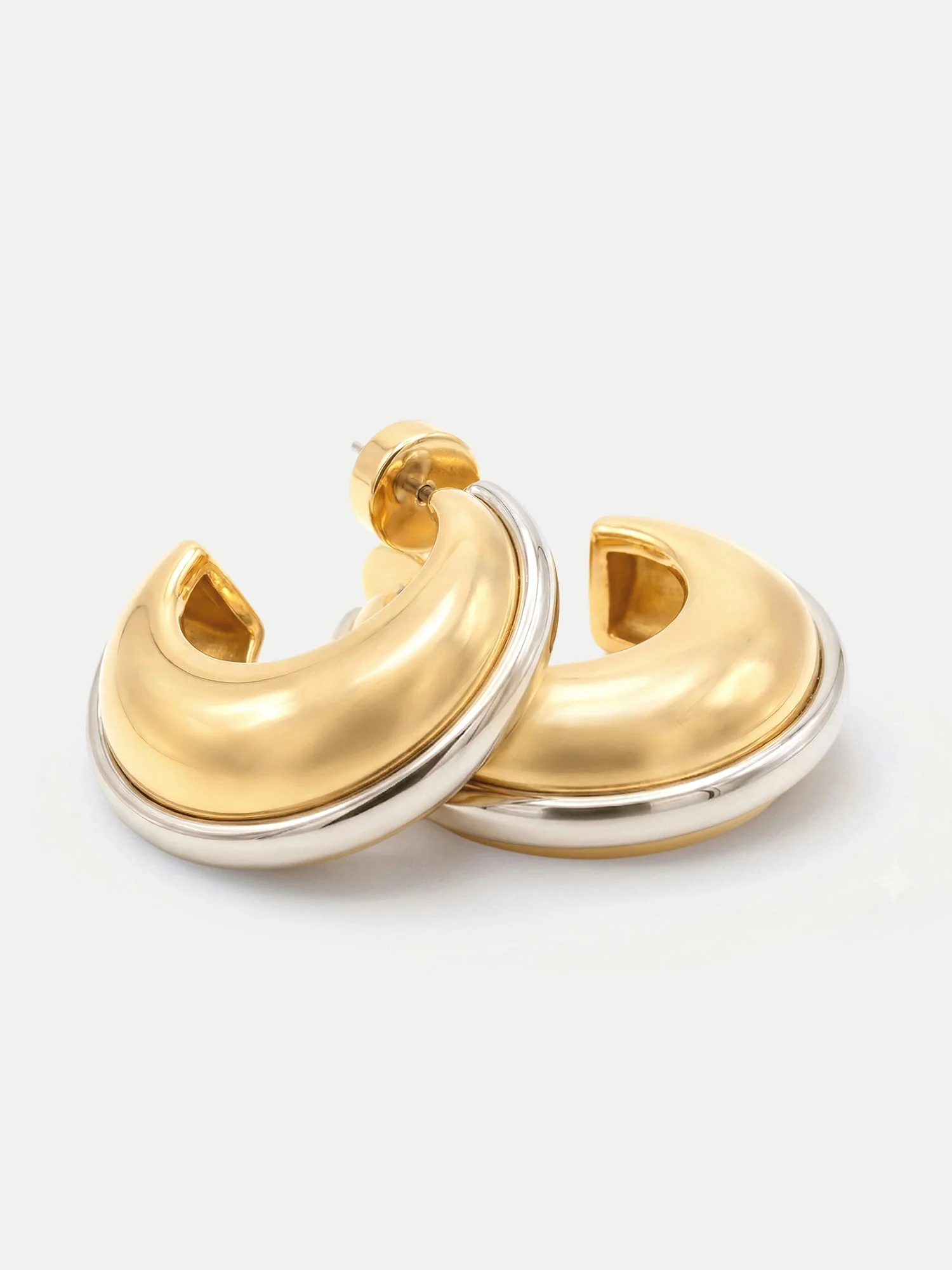 Veronica Beard - Two - Tone Hoop Earring - Image 5