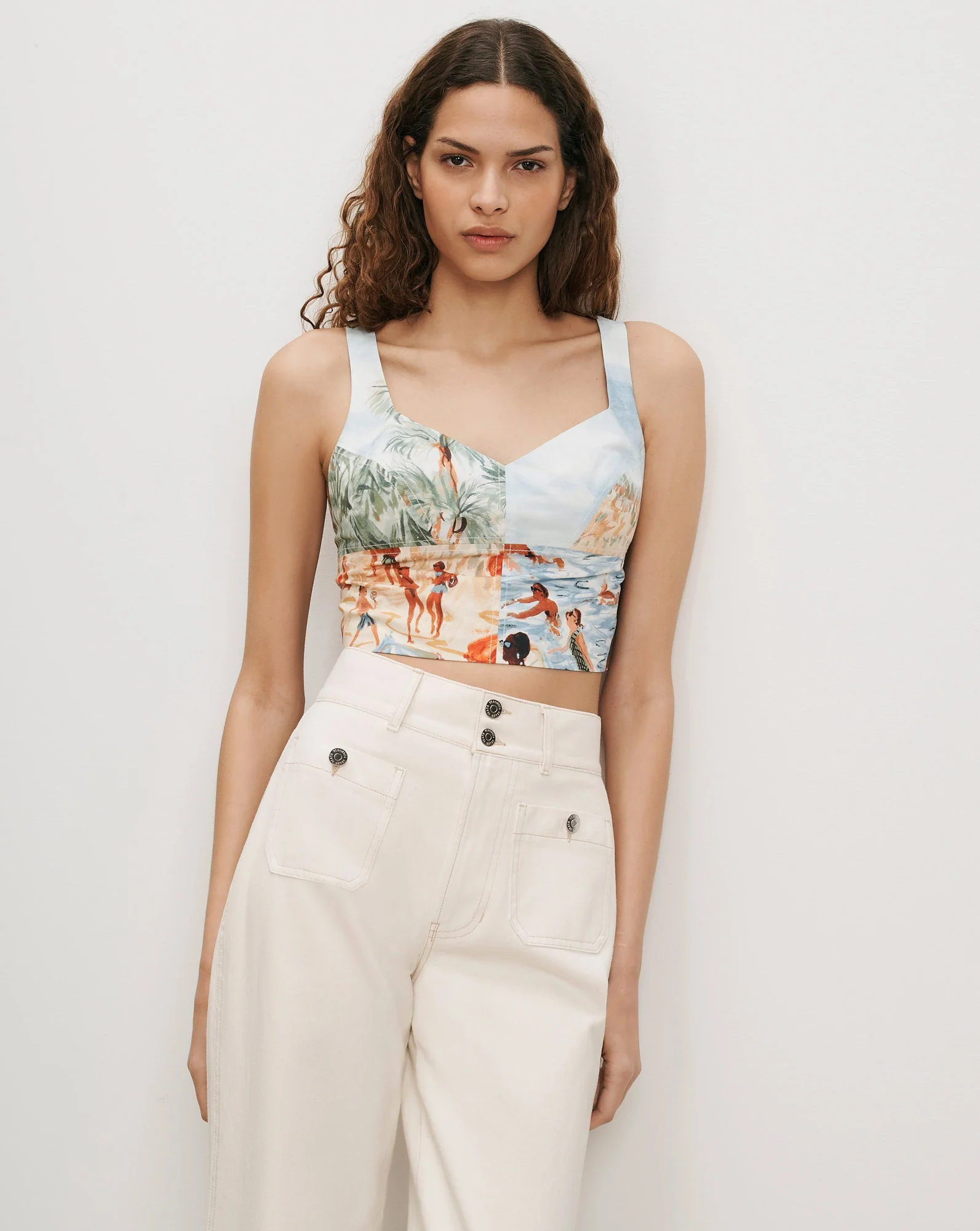 Veronica Beard - Vonette Printed Tank Top