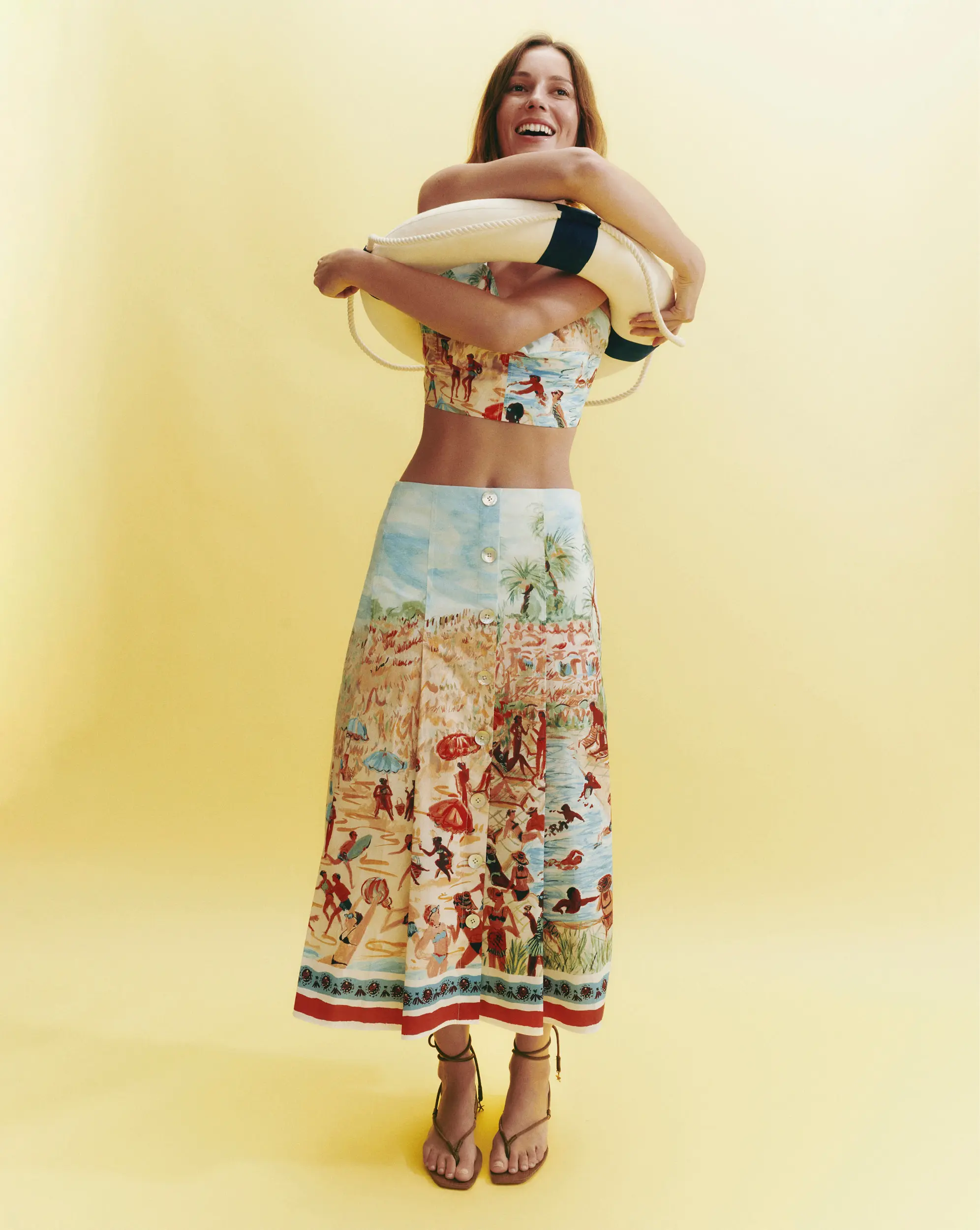 Veronica Beard - Vonette Printed Tank Top - Image 7