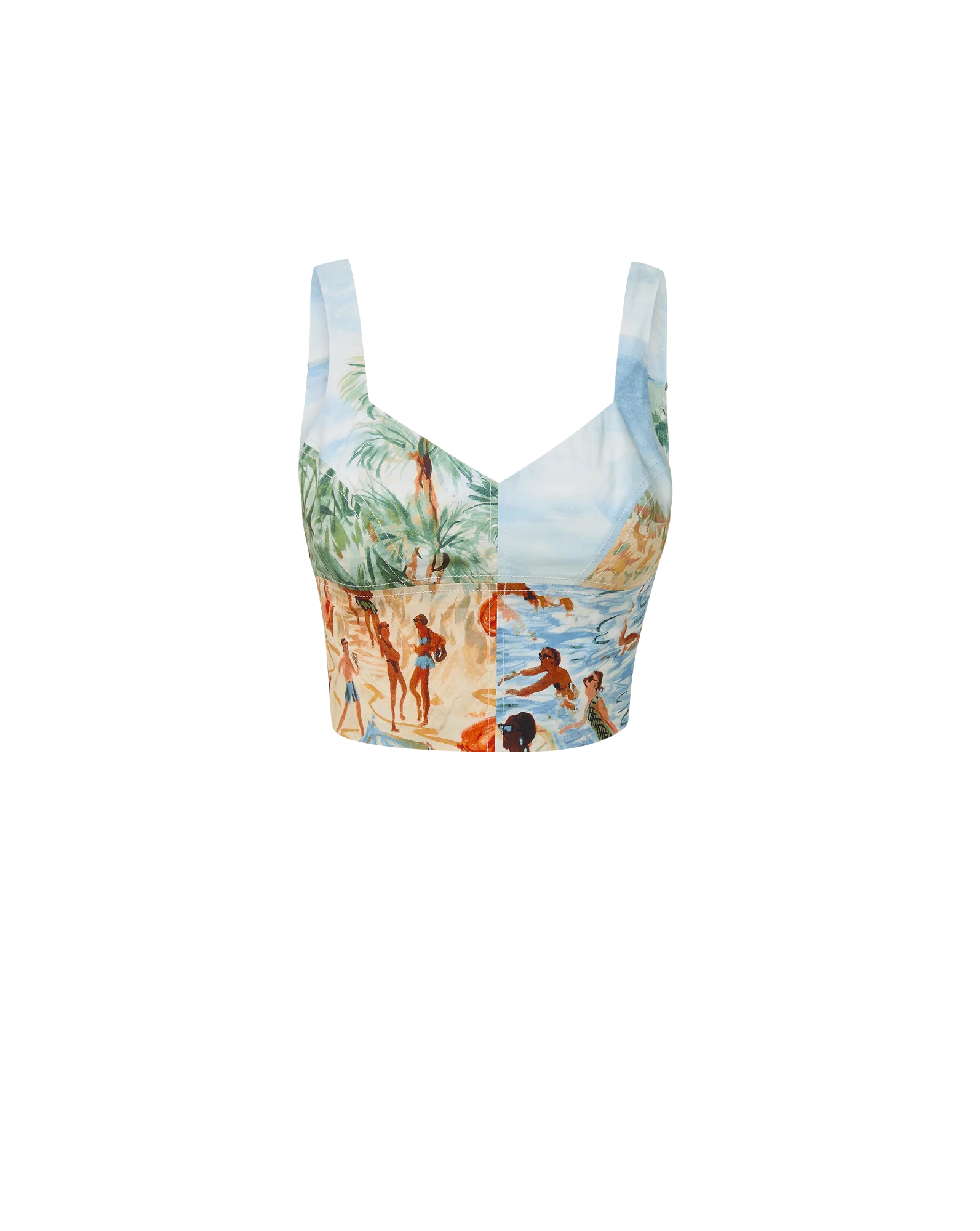 Veronica Beard - Vonette Printed Tank Top - Image 8