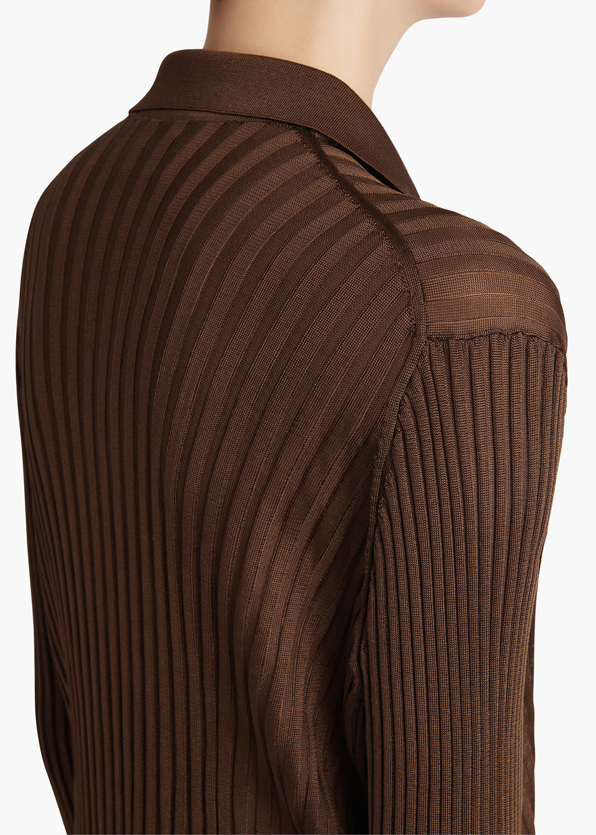 Khaite - Vin Top in Bark - Image 6