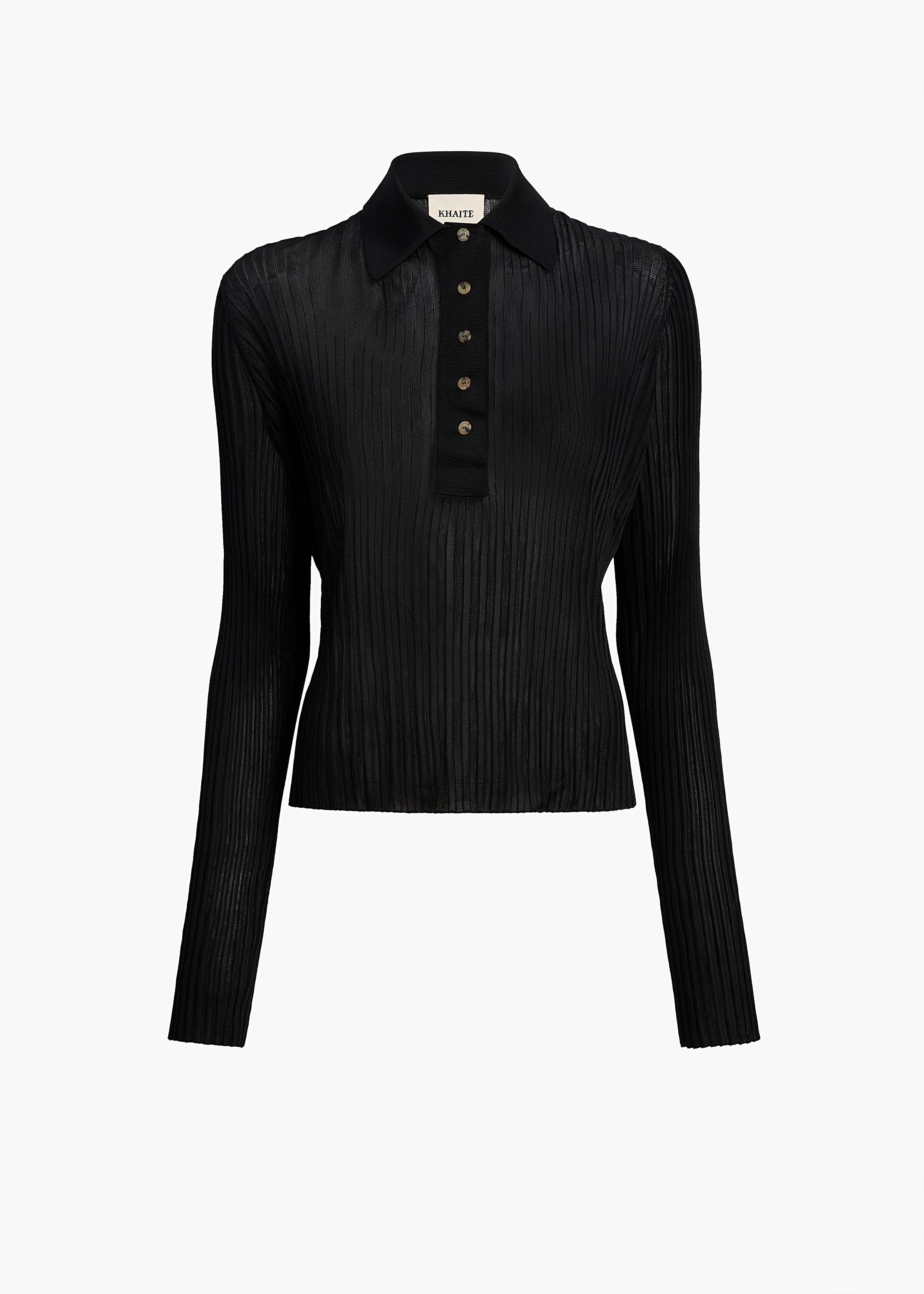 Khaite - Vin Top in Black - Image 8