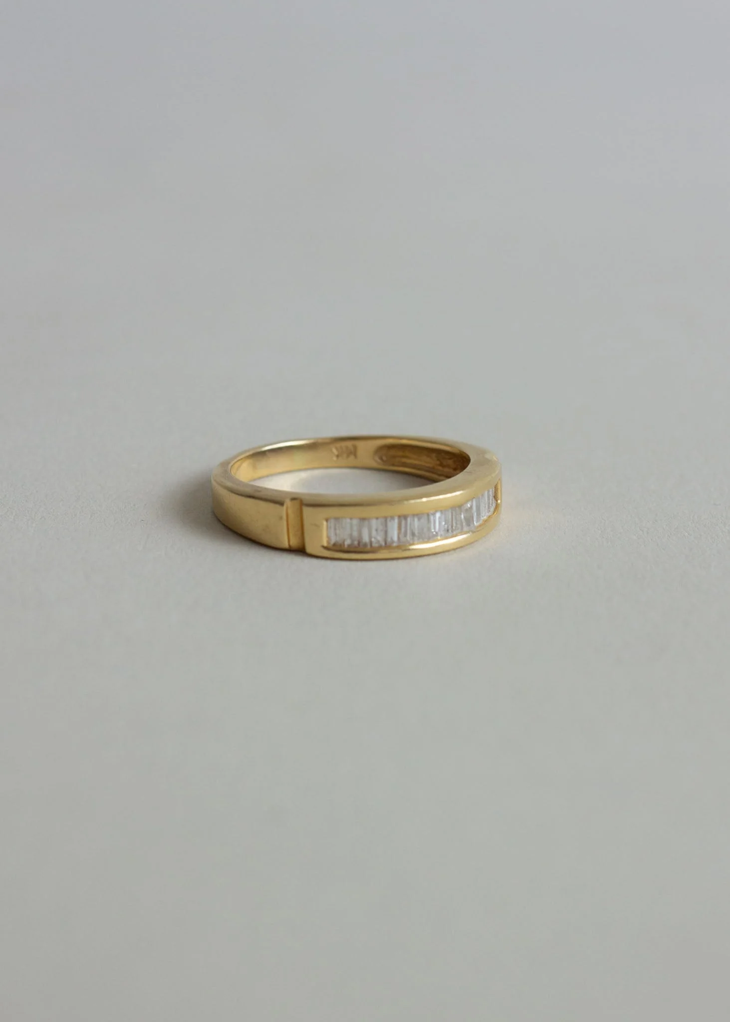 Kinn - Vintage Baguette Diamond Band Ring - Image 3