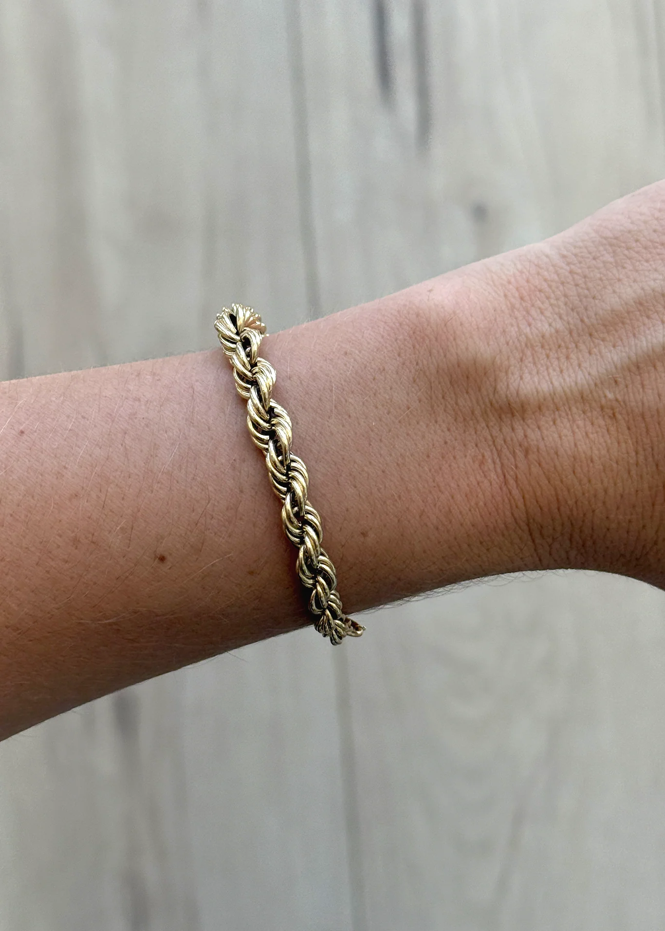 Kinn - Vintage Bold Rope Chain Bracelet - Image 5