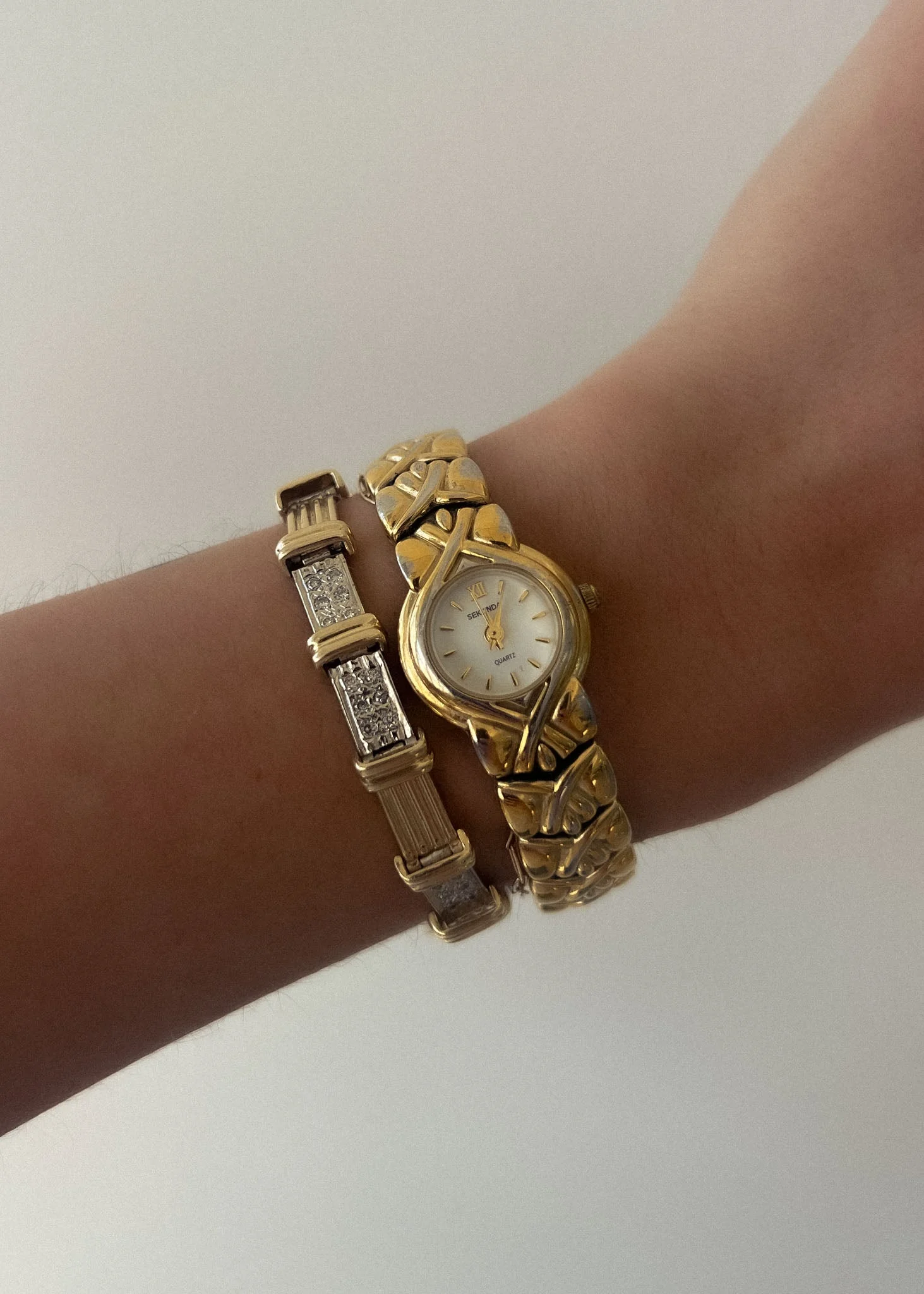 Kinn - Vintage Rectangular Tennis Bracelet - Image 2