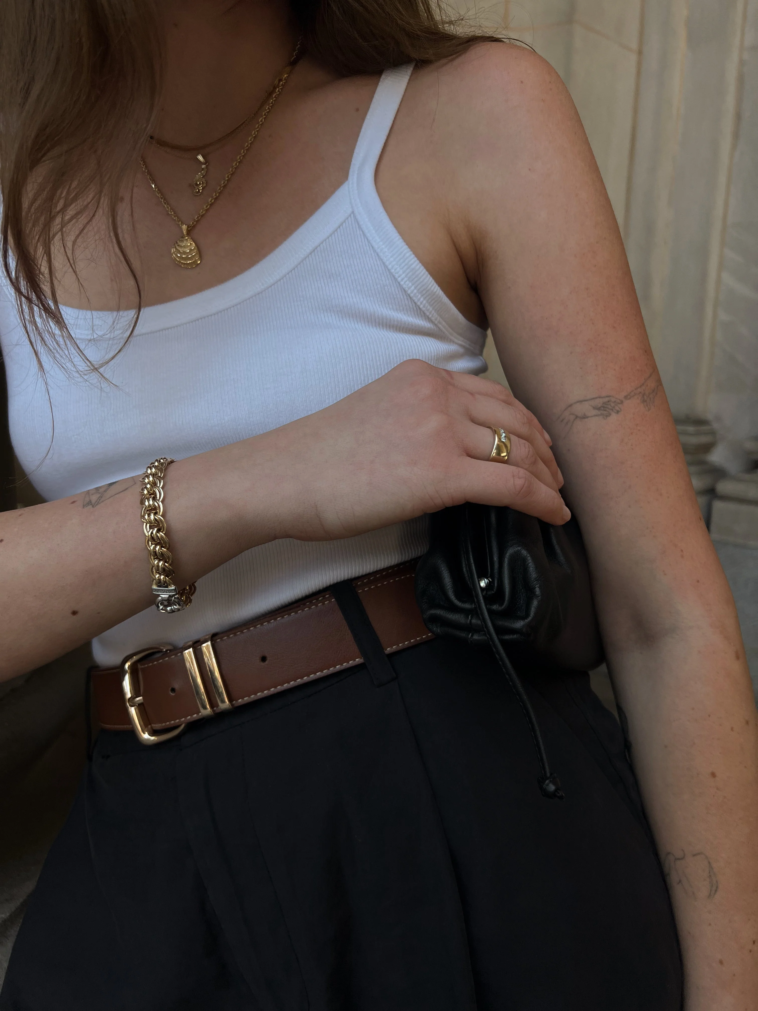 Kinn - Vintage Woven Link Chain Bracelet - Image 3