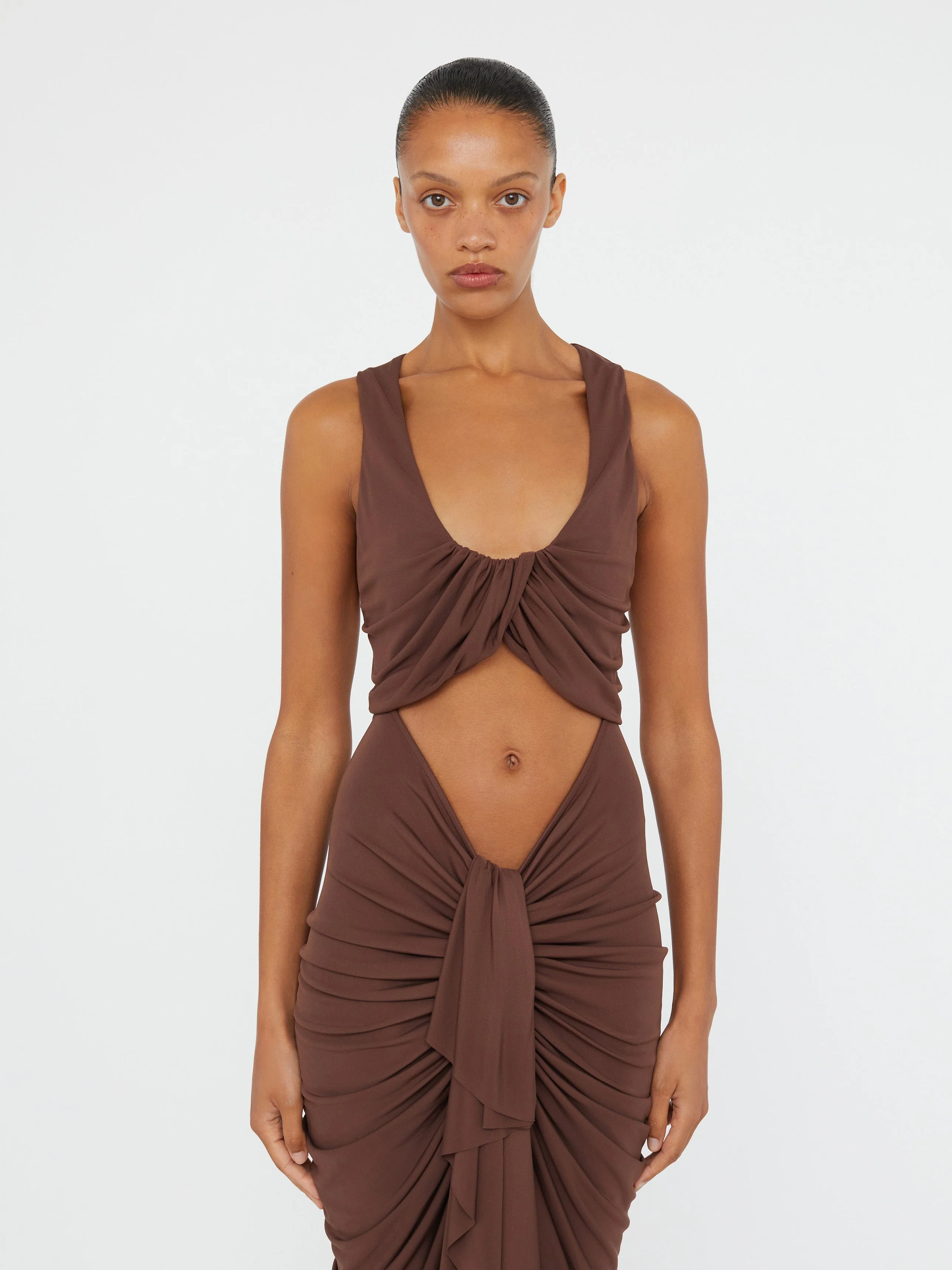 Christopher Esber - Vivenda Drape Front Dress - Image 2